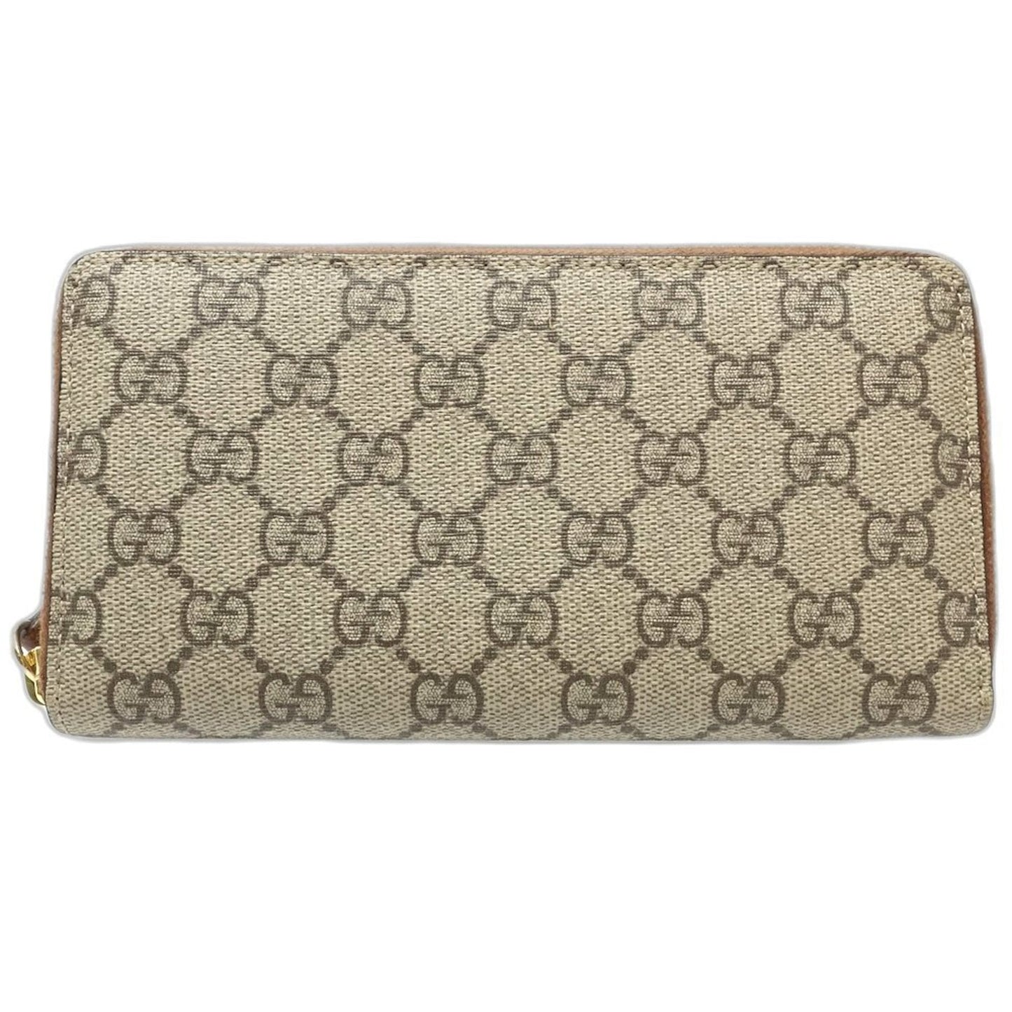 Gucci Beige Gg Supreme Long Wallet (Bi-Fold) ( )