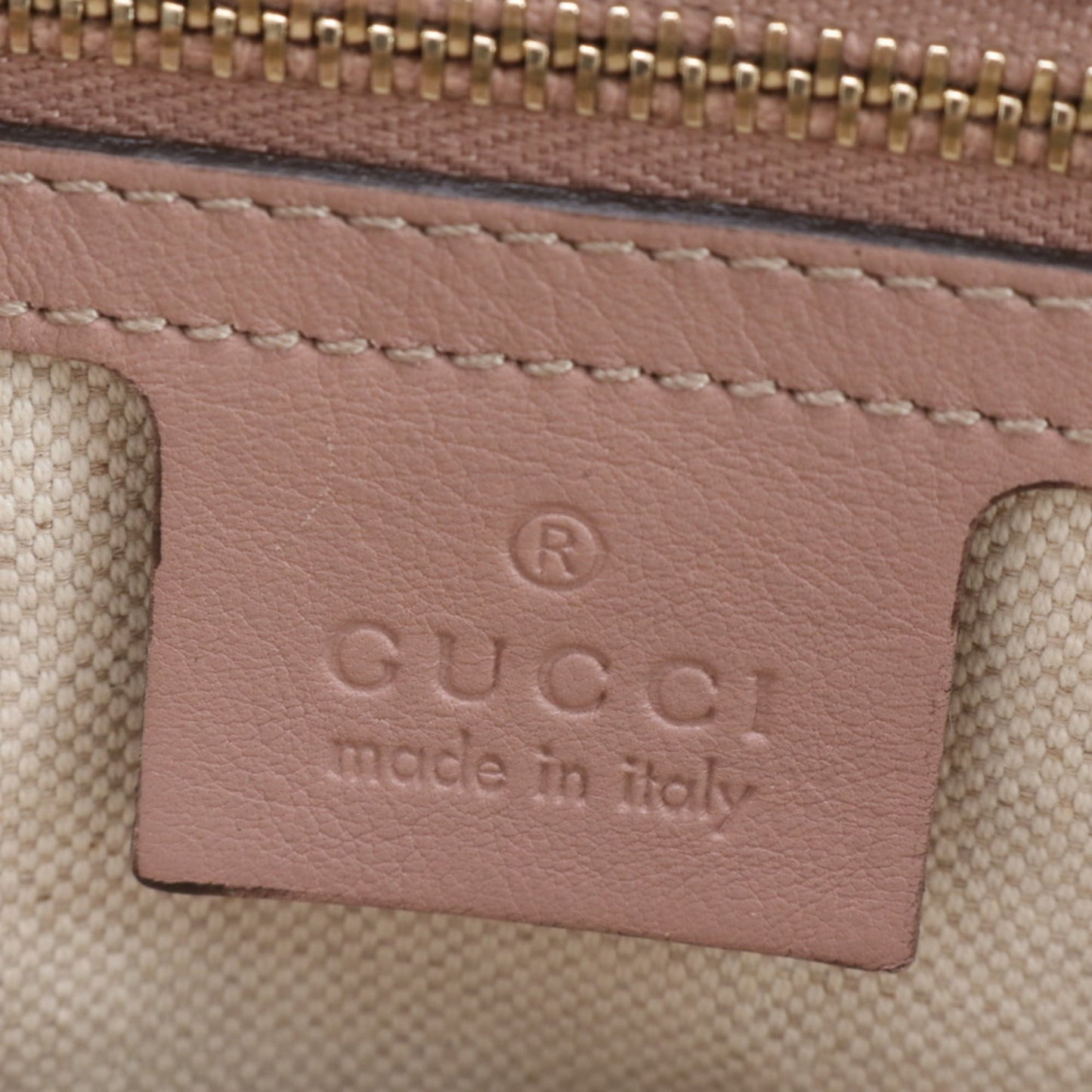 Gucci Pink Leather Tote Bag ( )