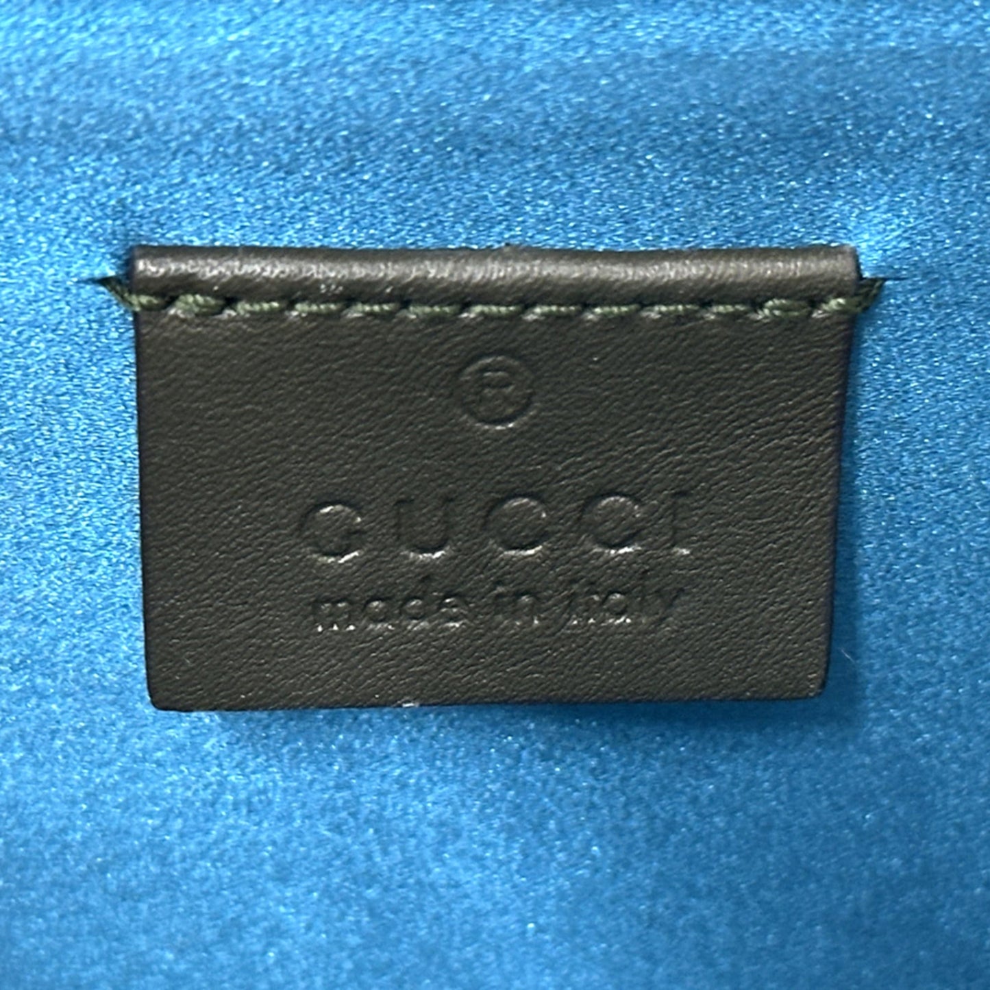 Gucci Khaki Suede Leather Shoulder Bag ( )