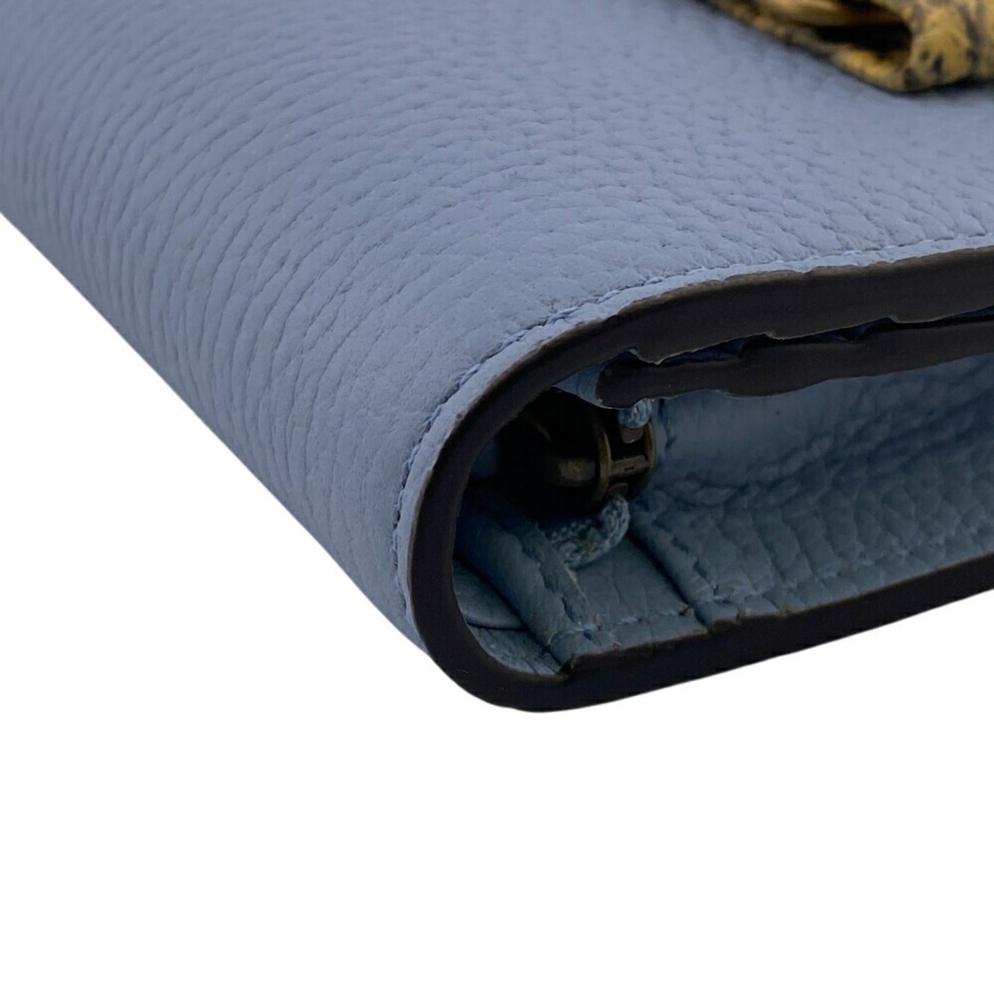 Gucci Blue Leather Wallet (Bi-Fold) ( )