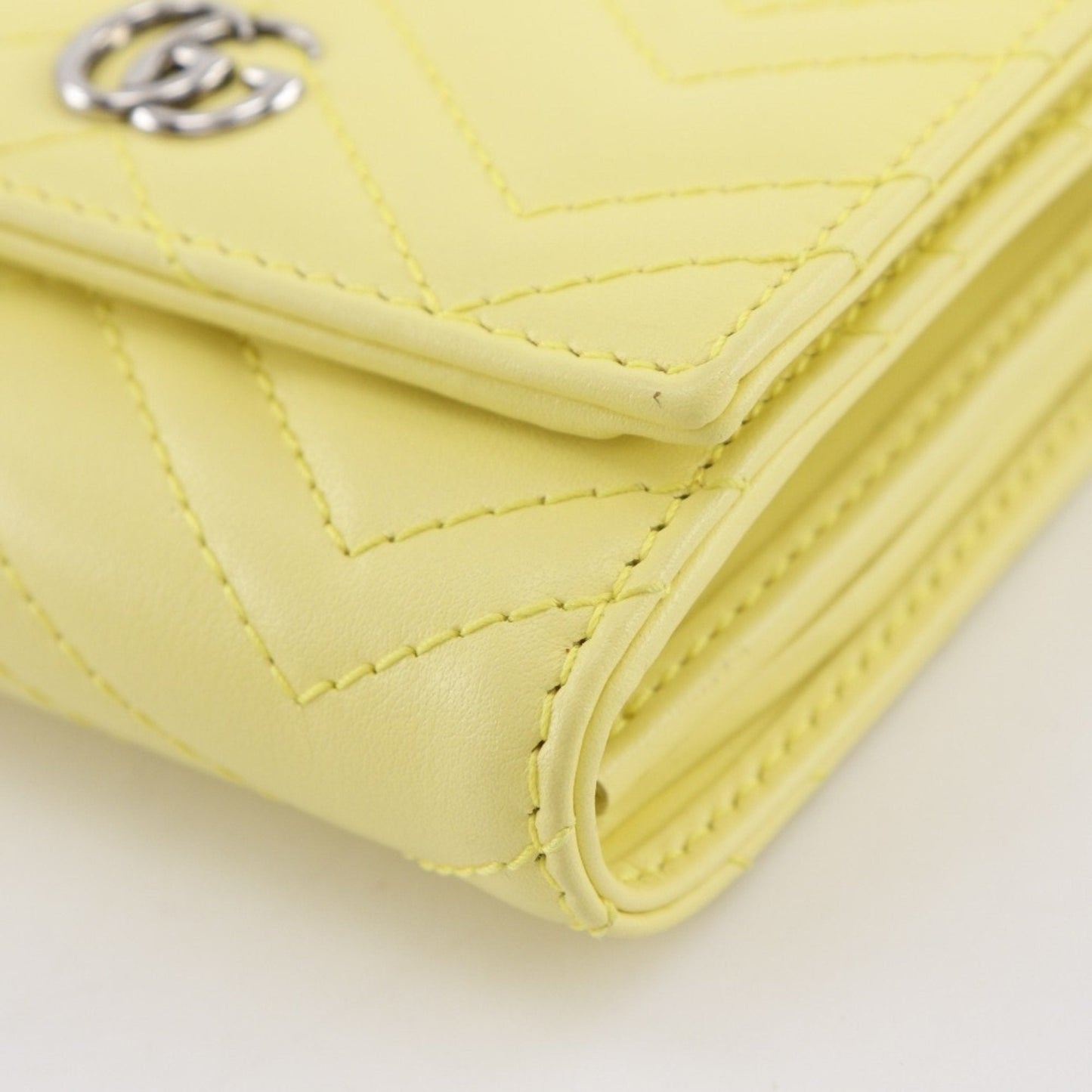 Gucci Yellow Leather Wallet (Bi-Fold) ( )