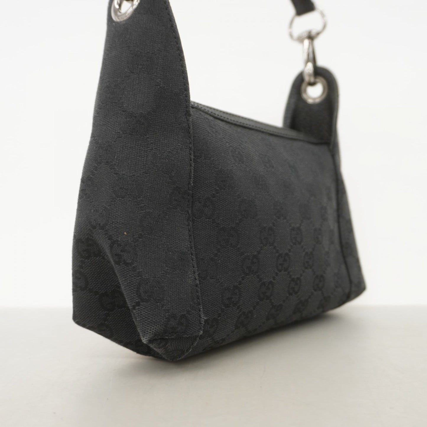 Gucci Black Canvas Handbag ( )