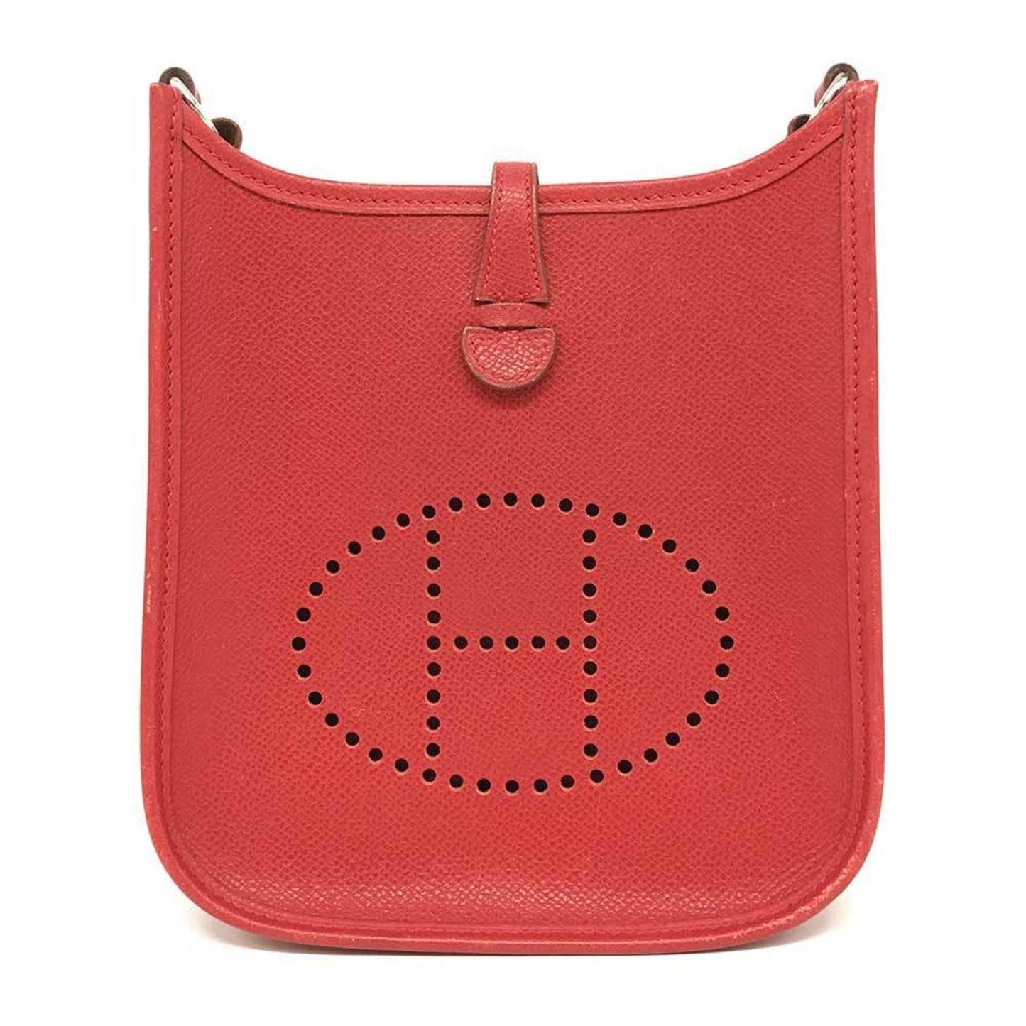 Hermes Red Color Pochette Shoulder Bag ( )