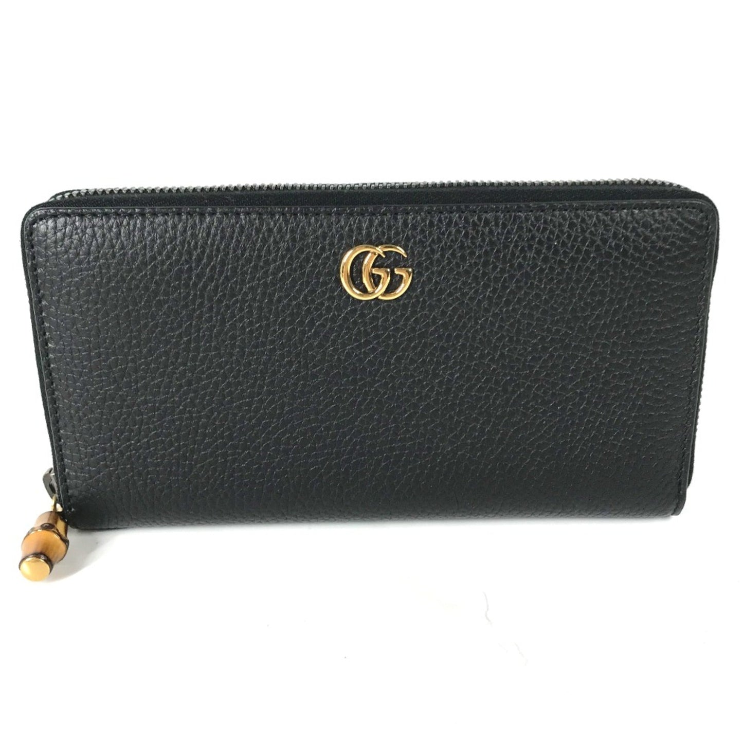 Gucci Navy Leather Long Wallet (Bi-Fold) ( )