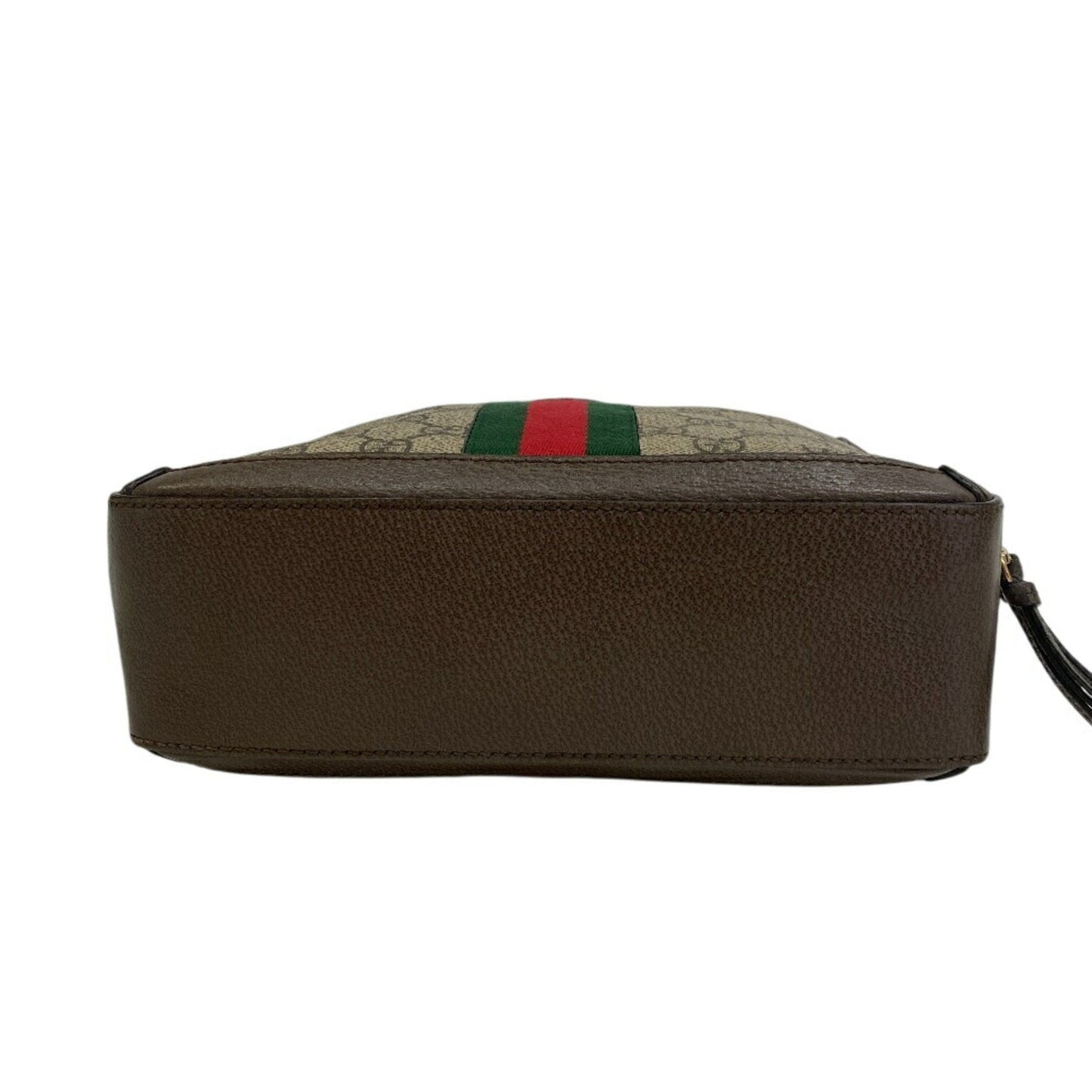Gucci Brown Pvc Coated Canvas Shoulder Bag ( )