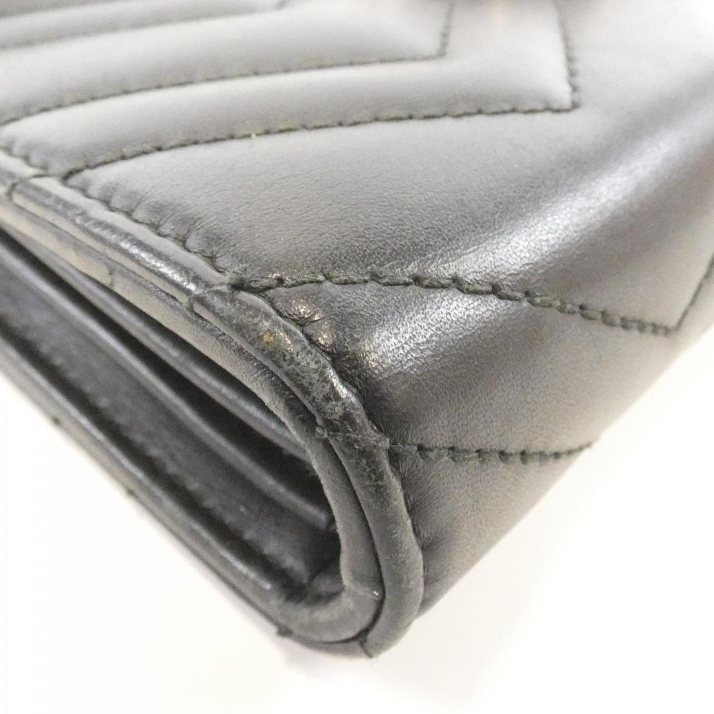 Gucci Black Leather Shoulder Bag ( )