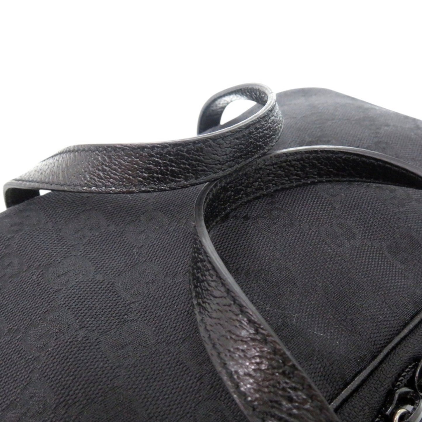 Gucci Black Gg Canvas Pouch Vanity Bag ( )