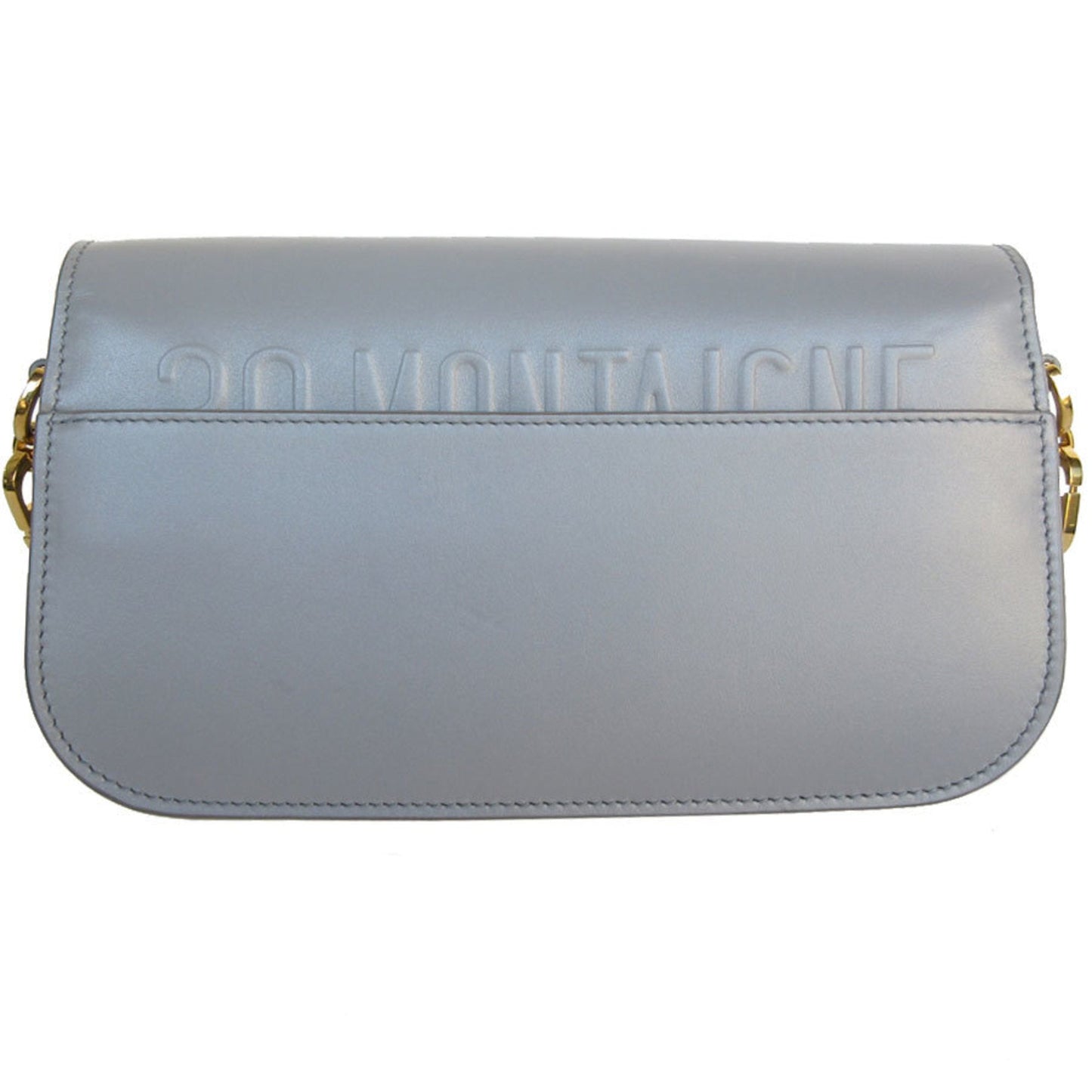 Christian Dior Gray Leather Shoulder Bag ()