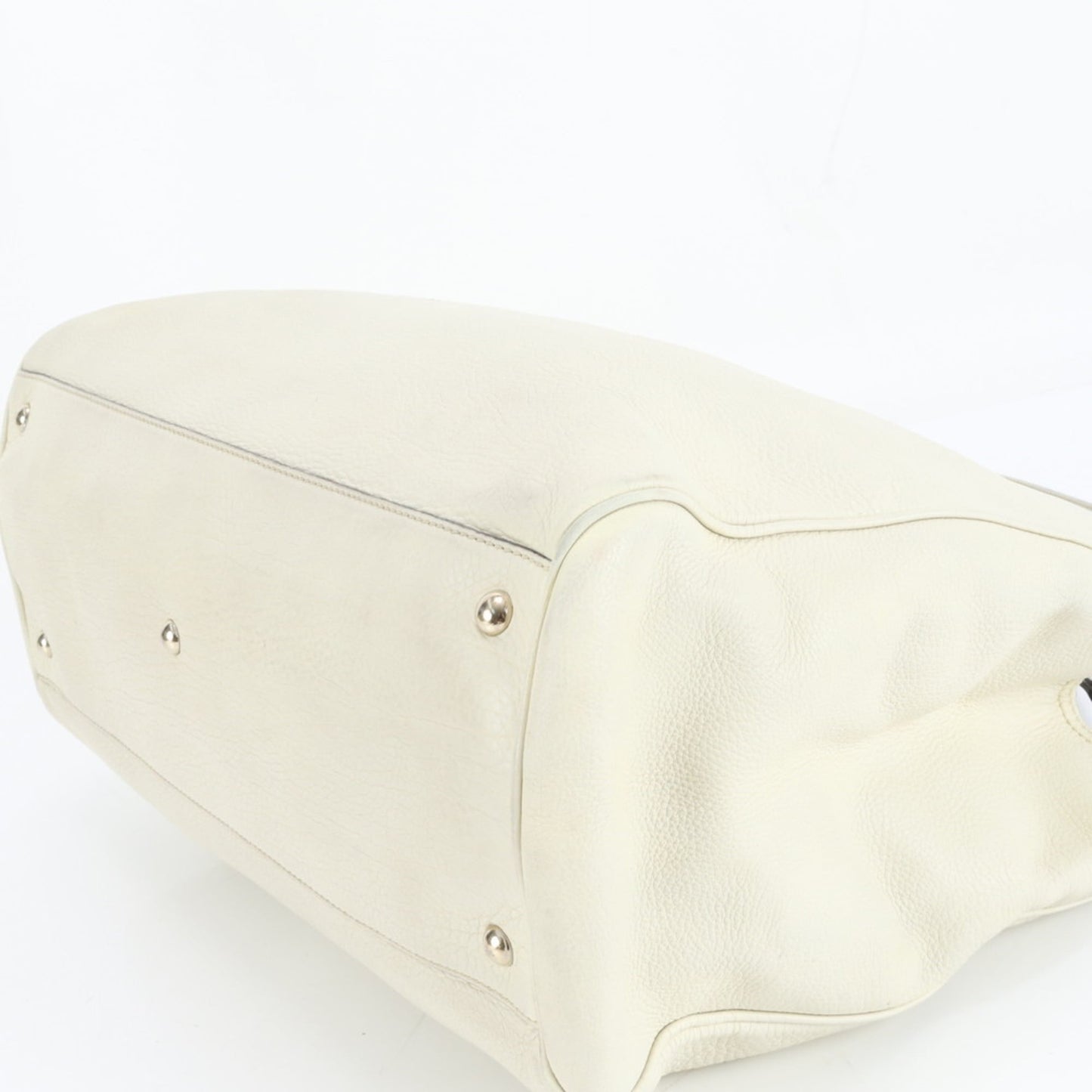 Gucci Ivory Leather Tote Bag ( )