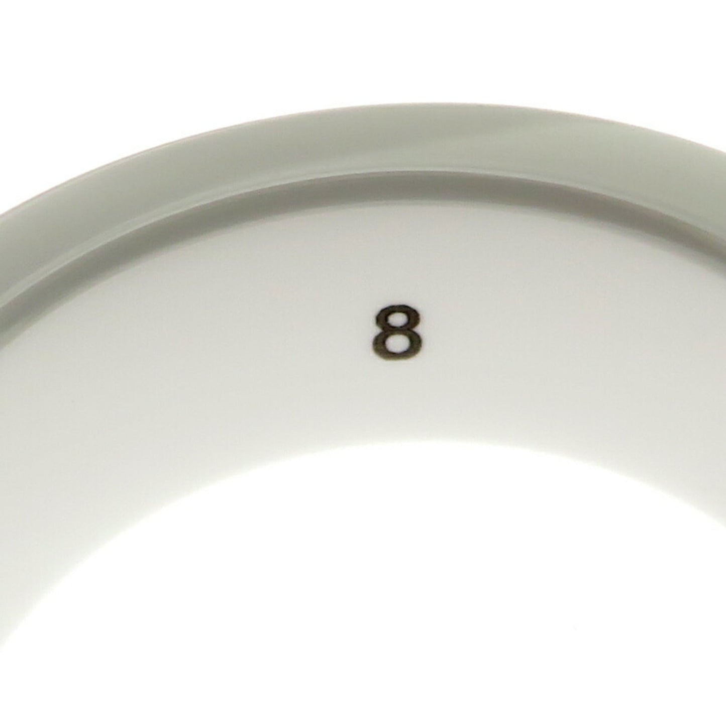 Gucci White Yellow Gold Yellow Gold (18K) Ceramic Band Ring ( )