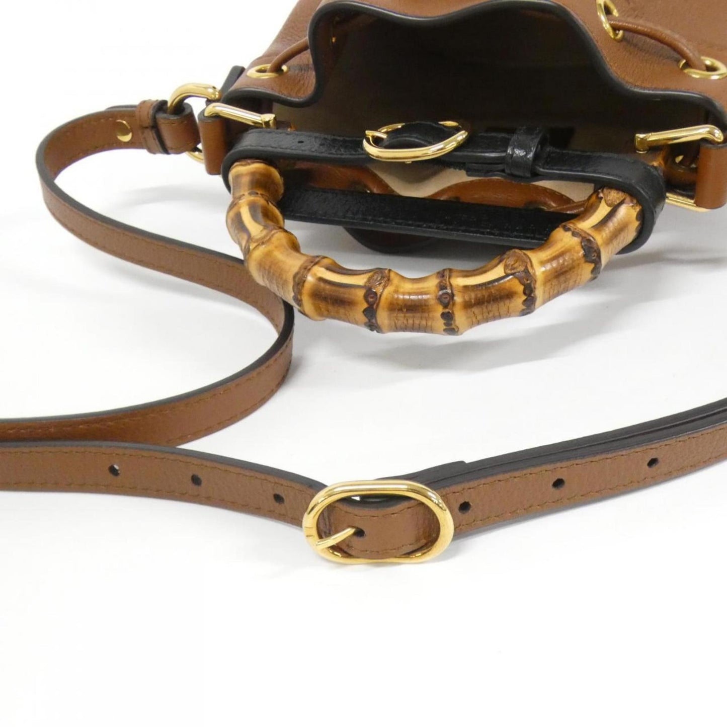 Gucci Brown Leather Handbag ( )