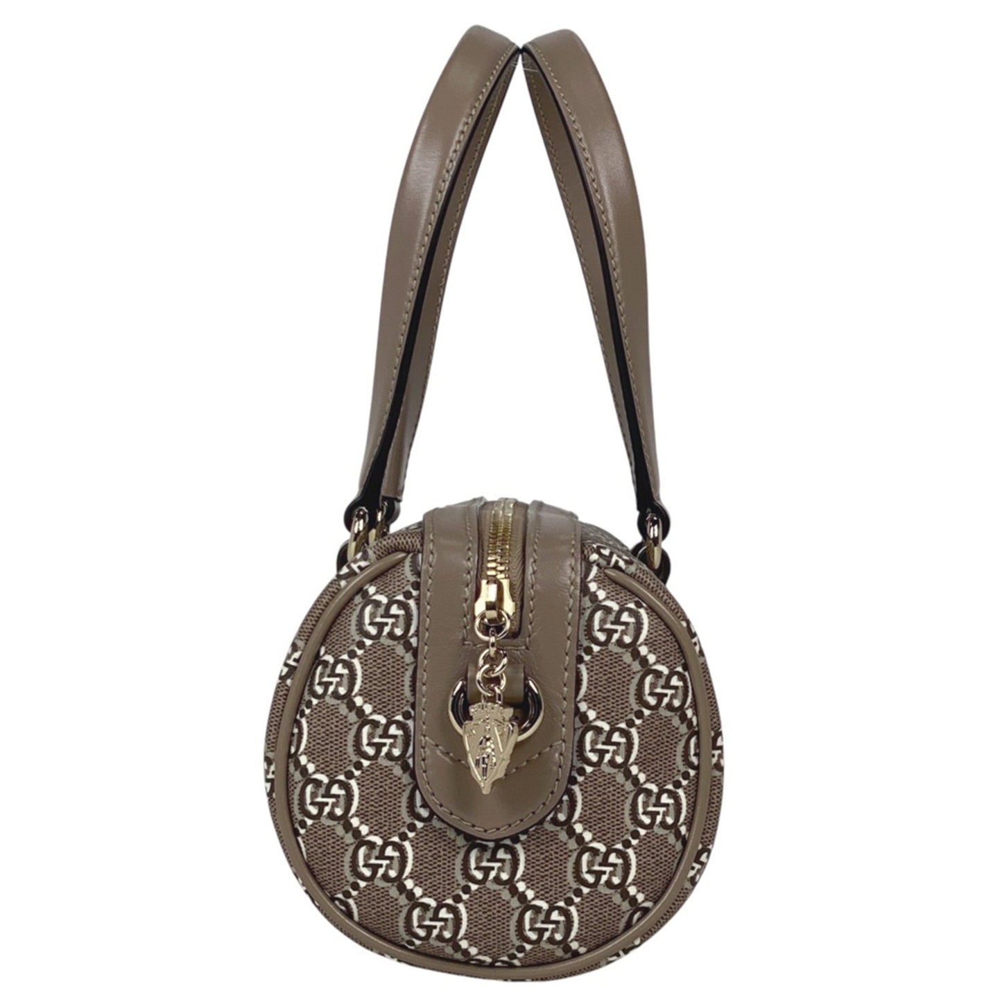 Gucci Beige Leather Handbag Shoulder Bag ( )