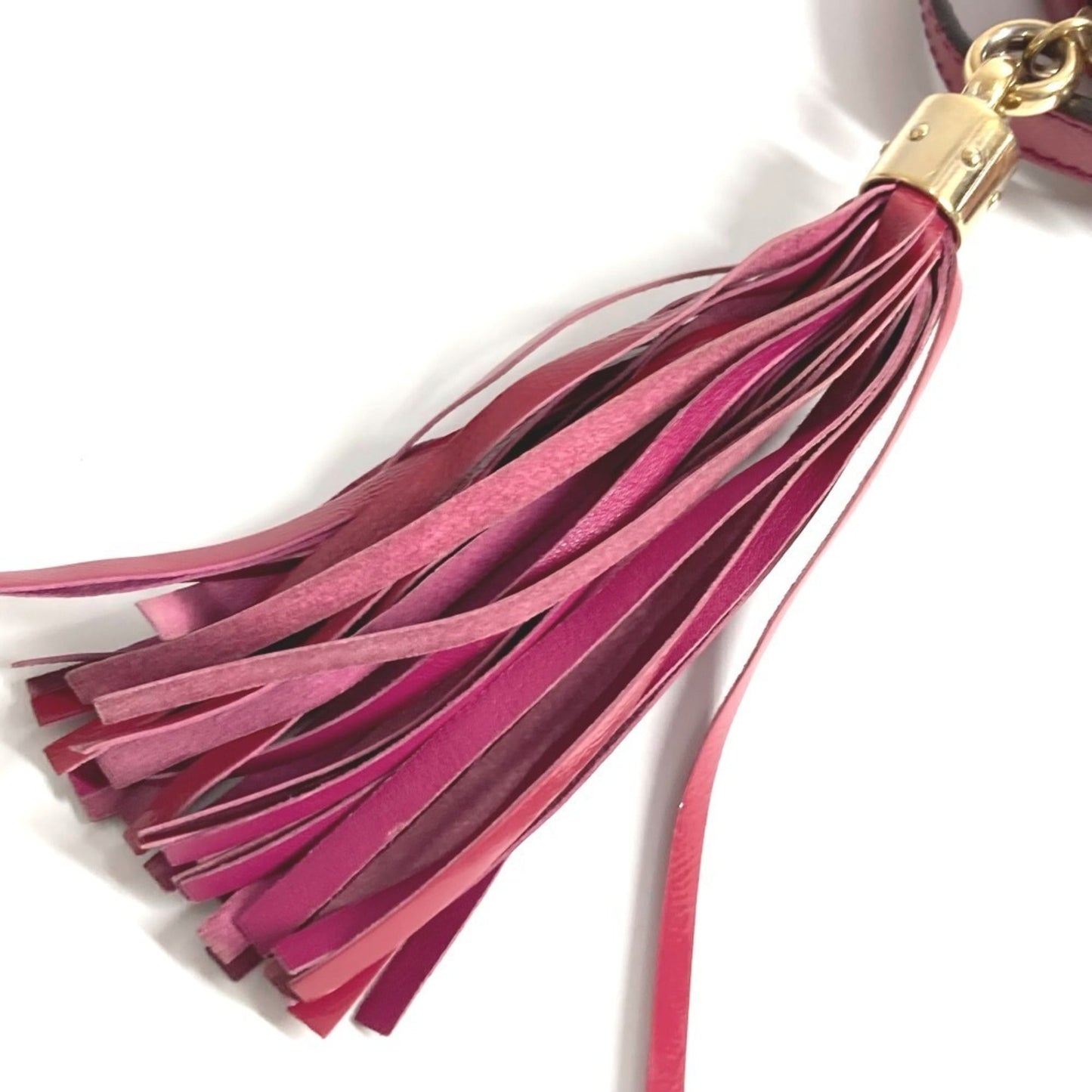 Gucci Soho Purple Patent Leather Pochette Shoulder Bag ( )