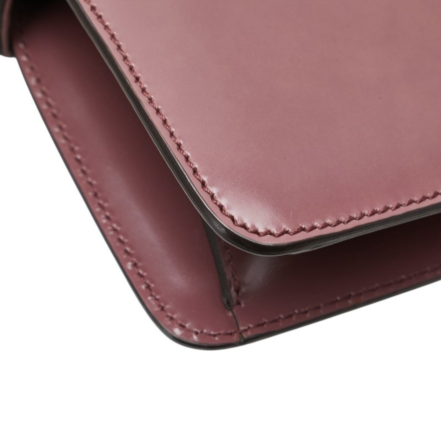 Gucci Wine Leather Clutch Bag ( )