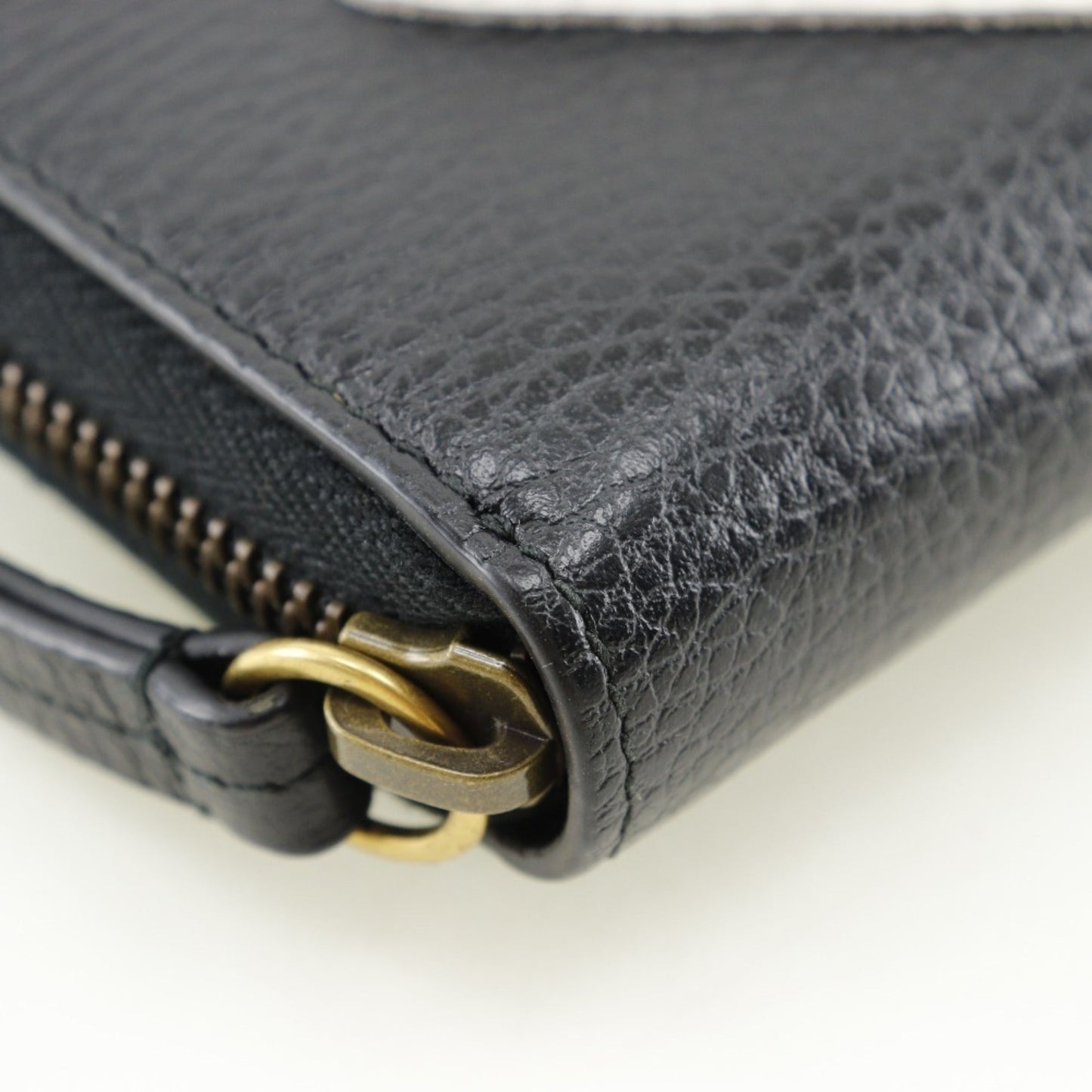 Gucci Black Leather Long Wallet (Bi-Fold) ( )