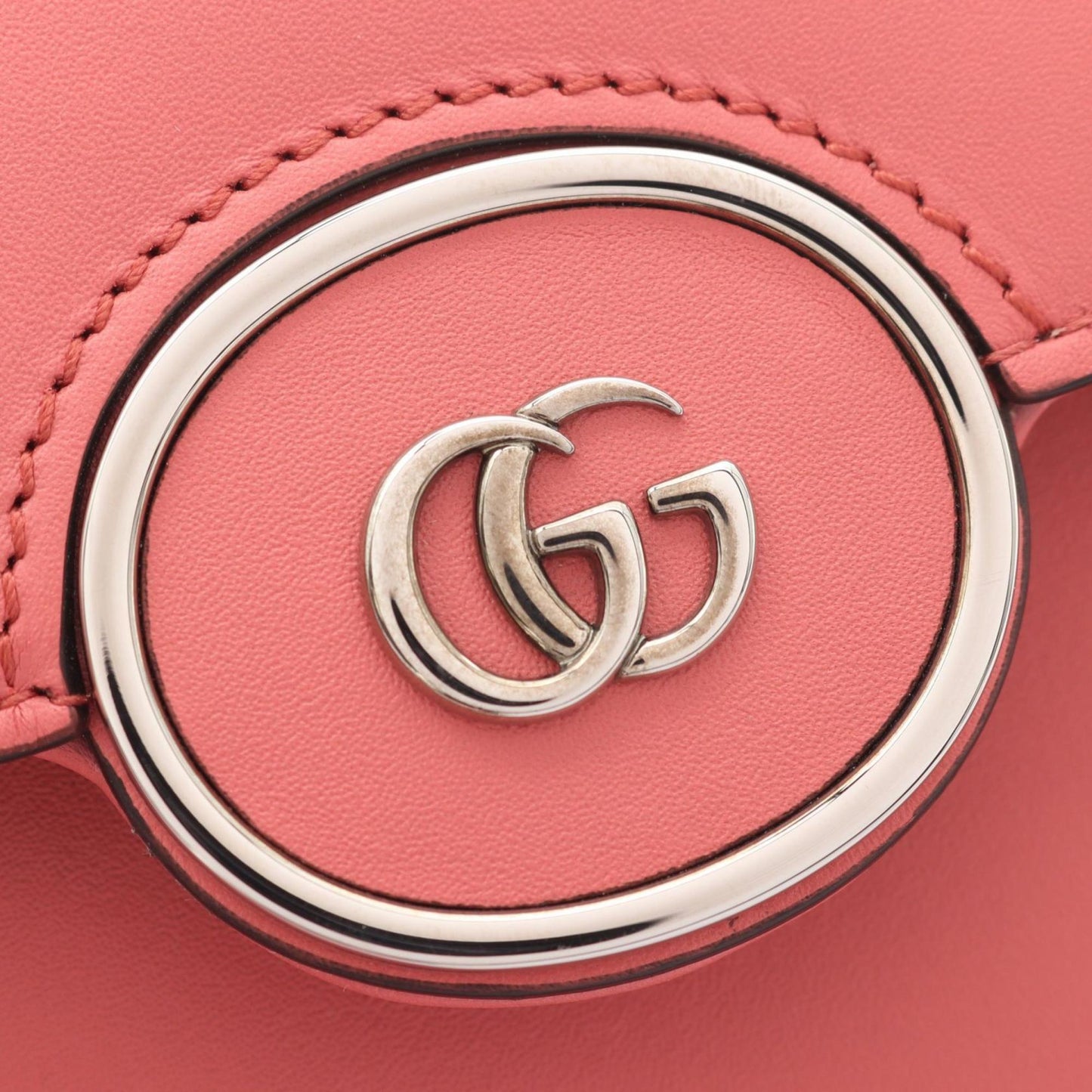 Gucci Pink Leather Shoulder Bag ( )