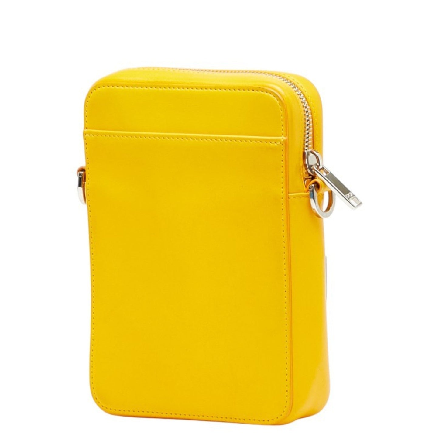 Christian Dior Trotter Yellow Trotter Leather Shoulder Bag ()