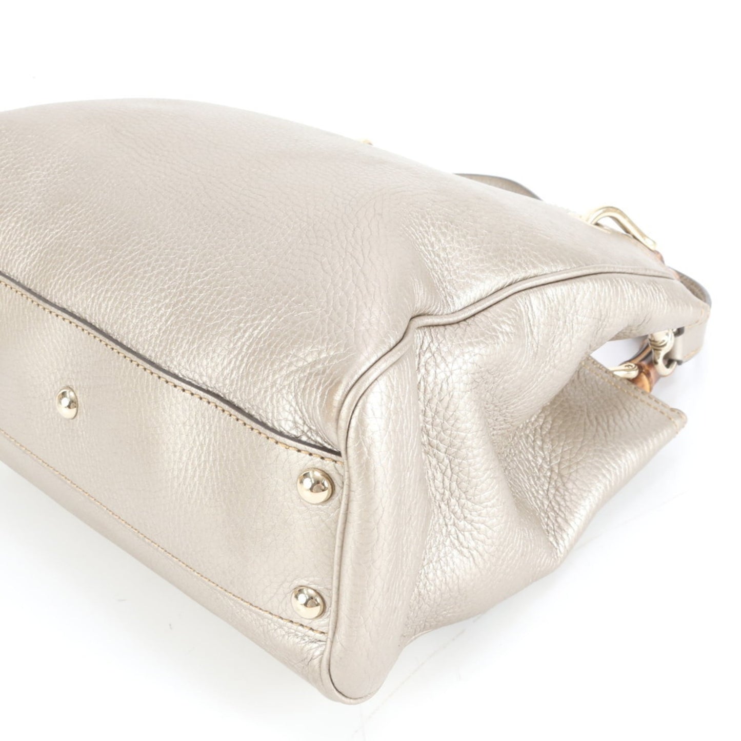Gucci Gold Leather Shoulder Bag ( )