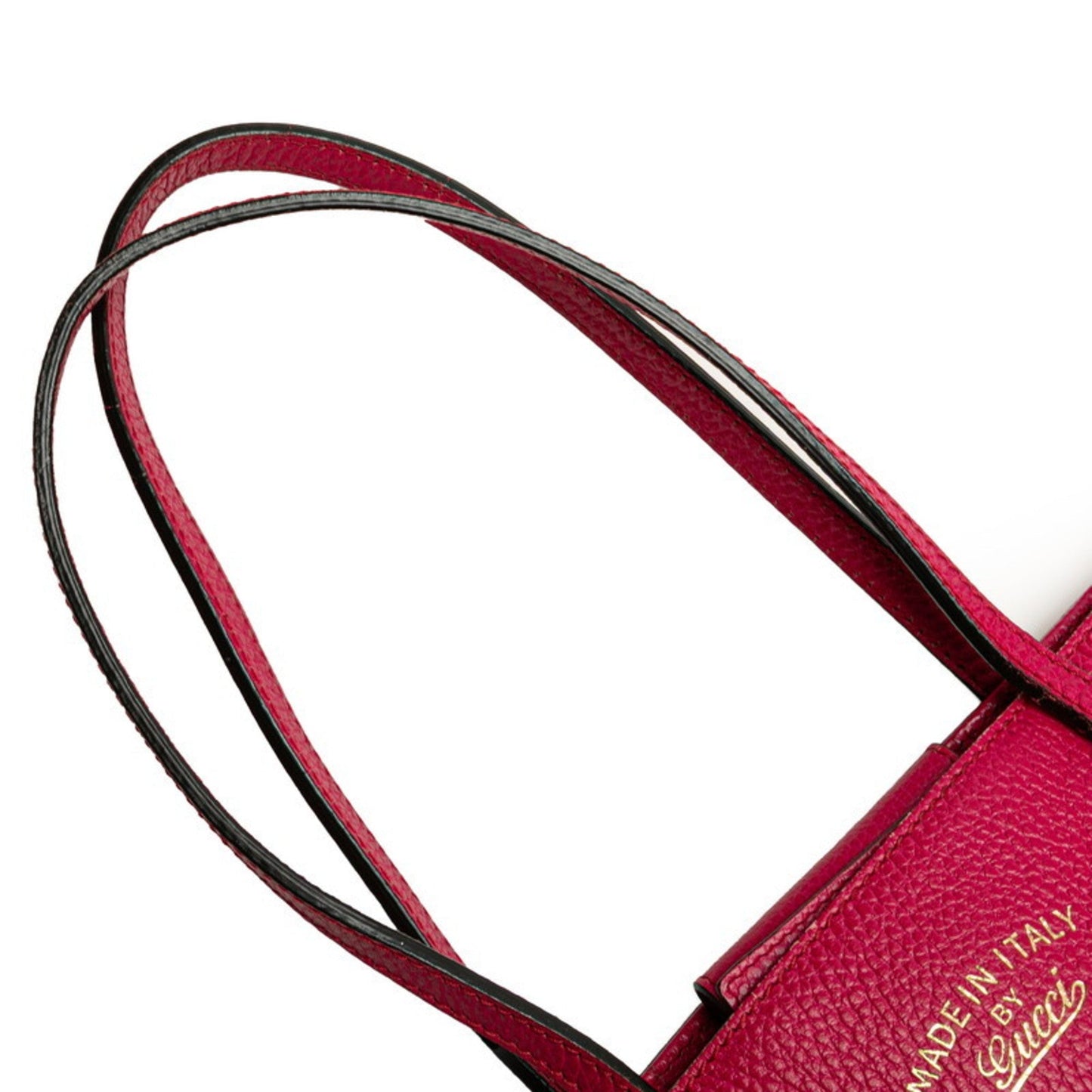 Gucci Gucci Swing Pink Leather Shoulder Bag Tote Bag ( )