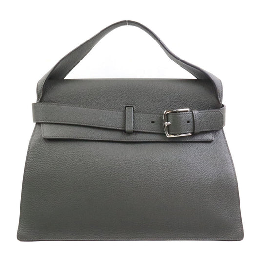 Hermes Olive Green Taurillon Clemence Leather Handbag ( )