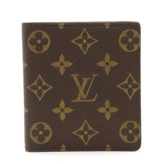 LOUIS VUITTON Monogram Portobier 10 Cult Credit Bifold Billfold M60883