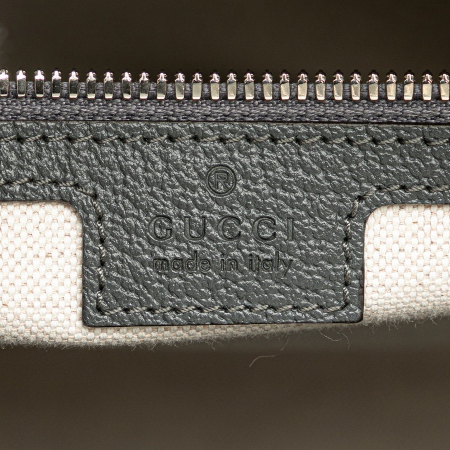 Gucci Gray Pvc Leather Handbag Shoulder Bag ( )