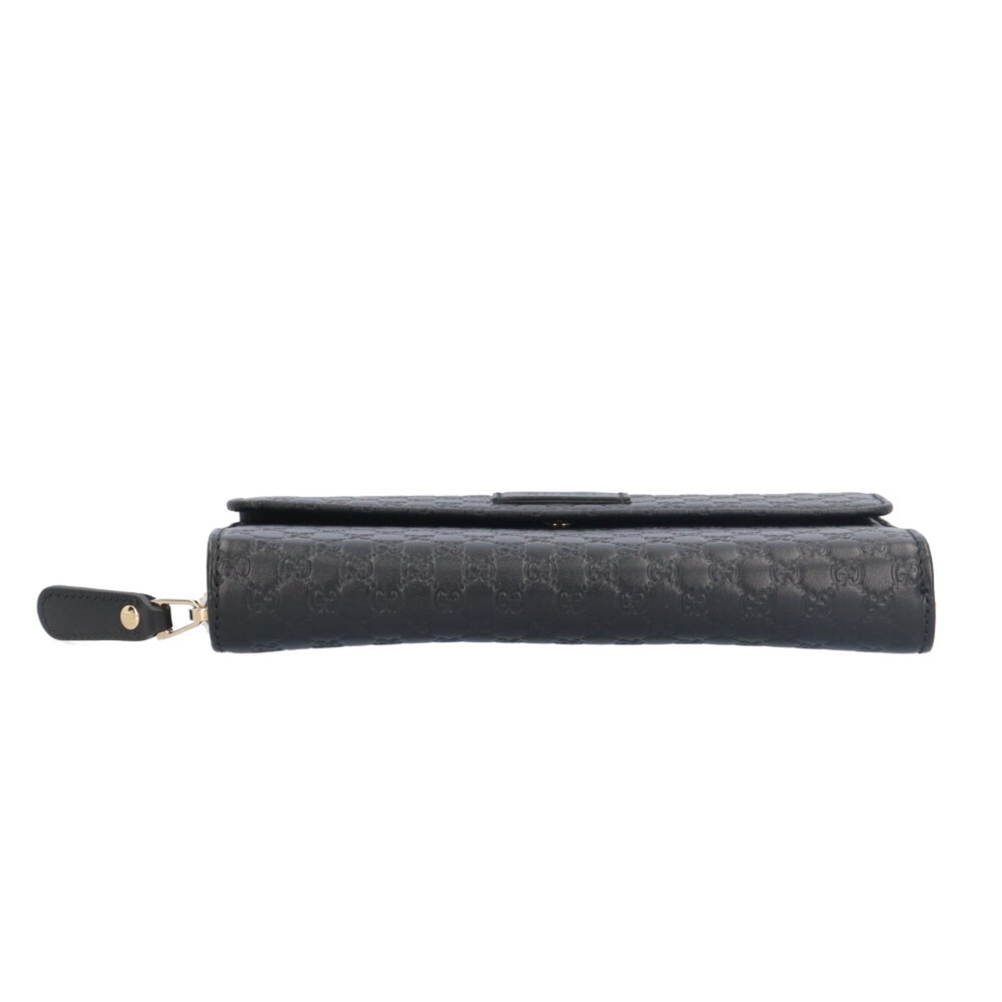 Gucci Black Leather Long Wallet (Bi-Fold) ( )