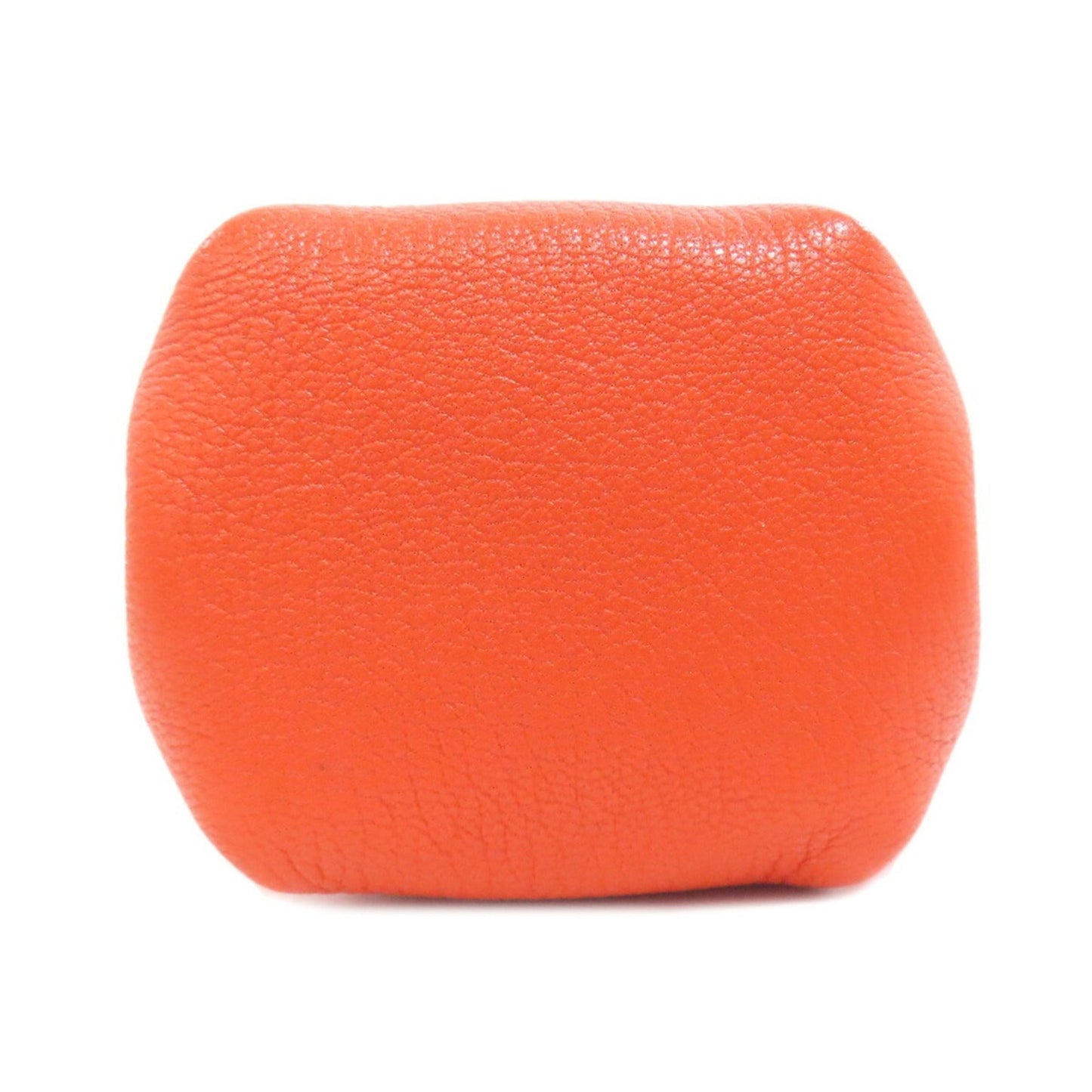 Hermes Orange Chevre Leather Pouch ( )