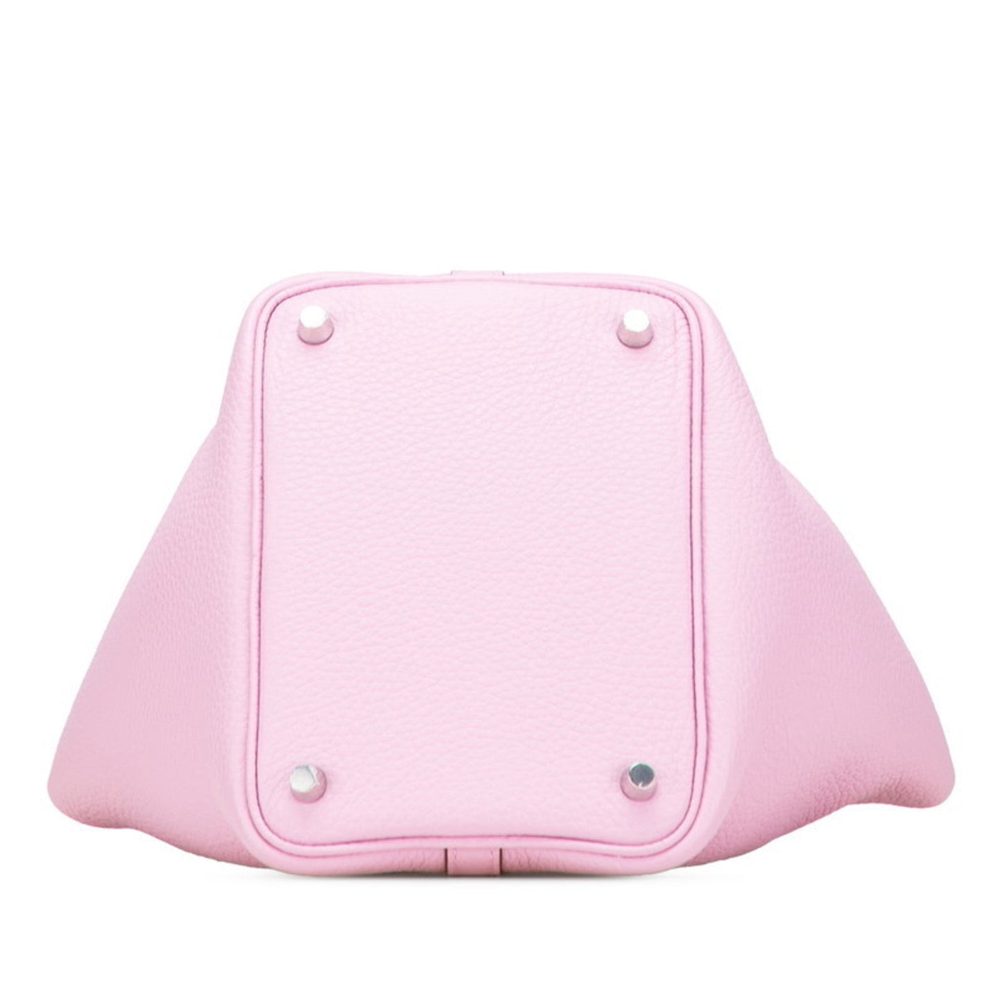 Hermes Picotin Pink Taurillon Clemence Leather Handbag ( )