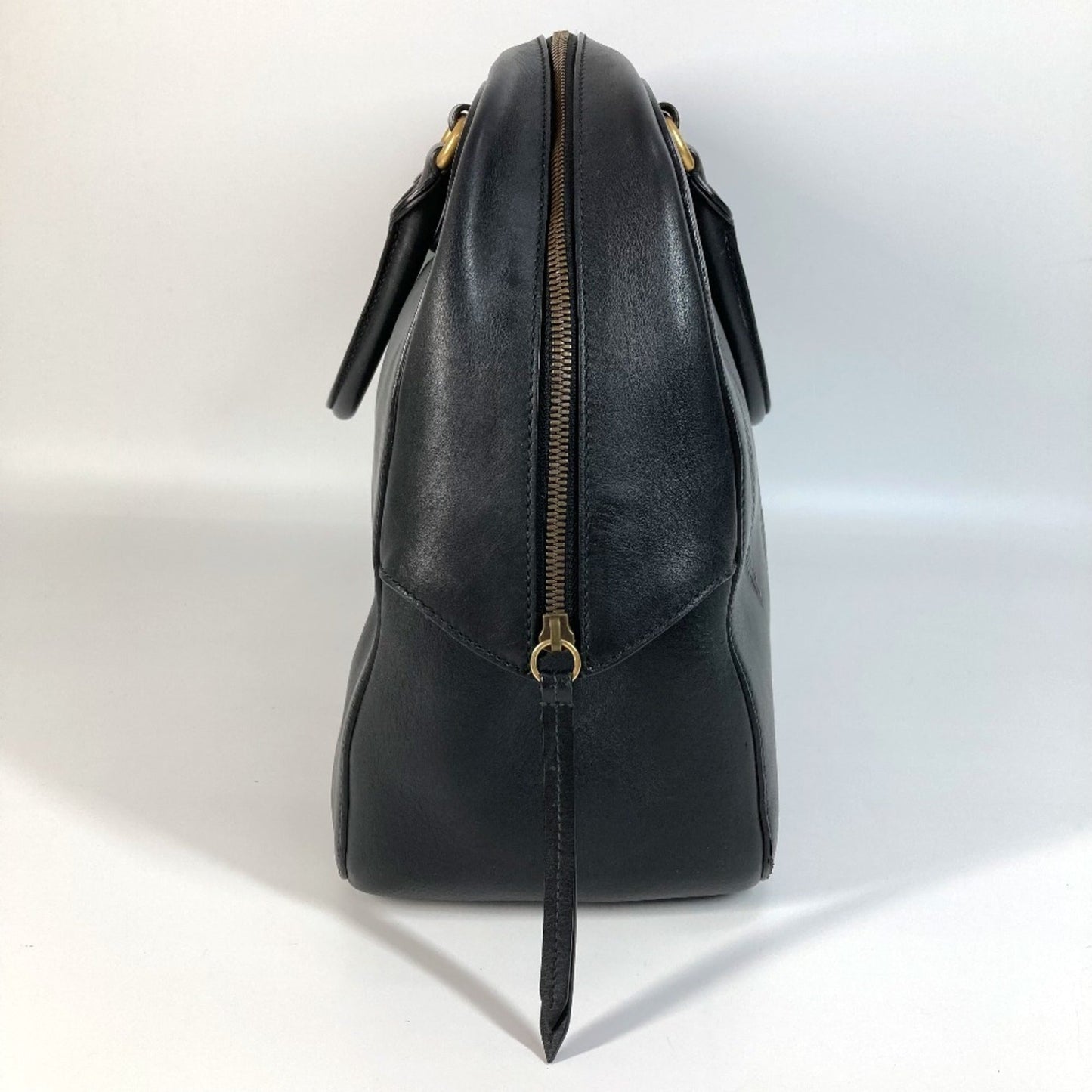Gucci Black Leather Boston Bag Shoulder Bag ( )