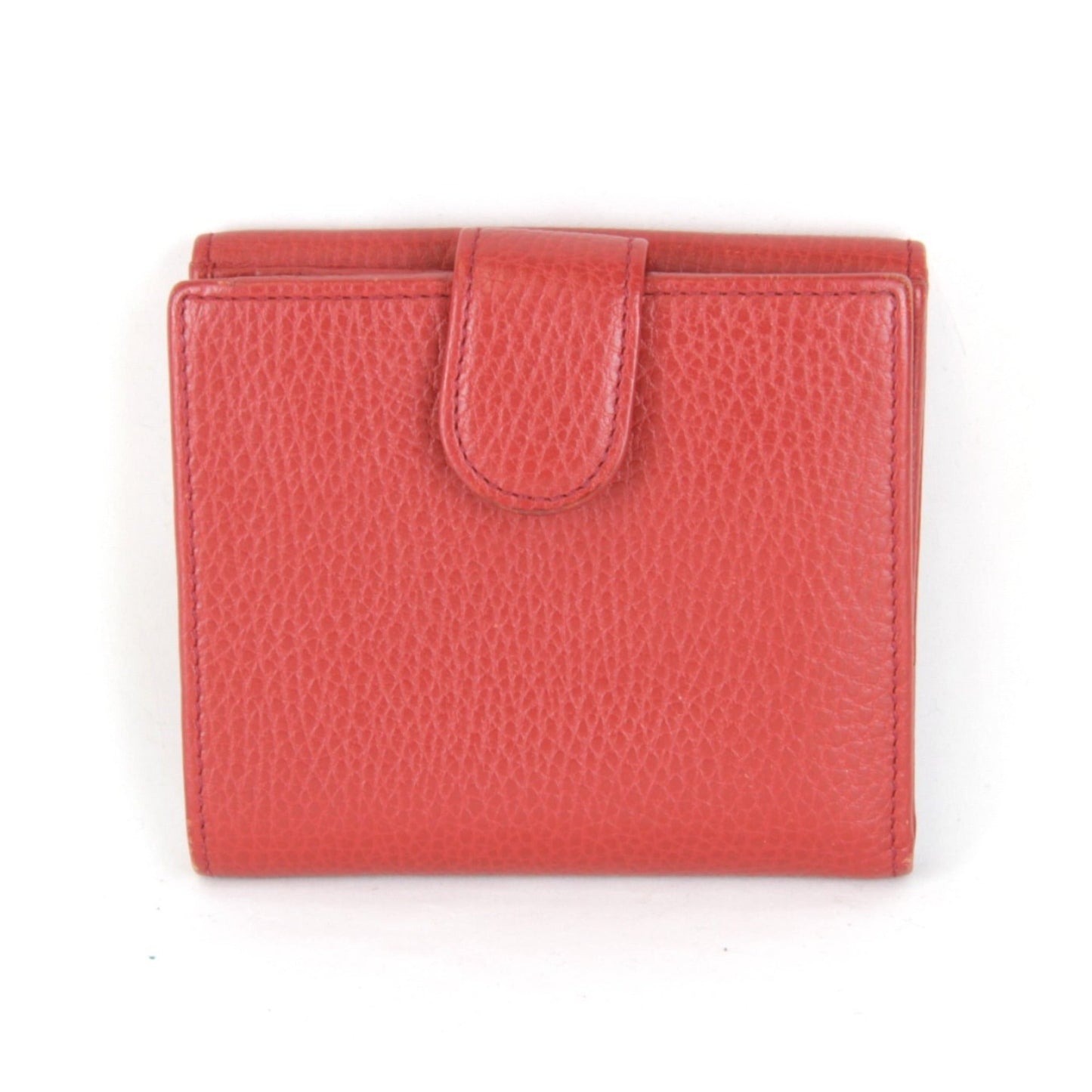 Gucci Red Color Leather Wallet (Bi-Fold) ( )