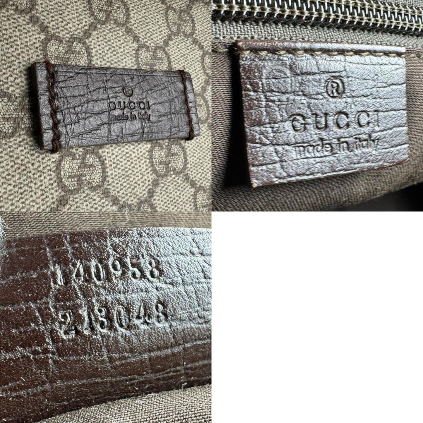Gucci Brown Gg Supreme Backpack ( )