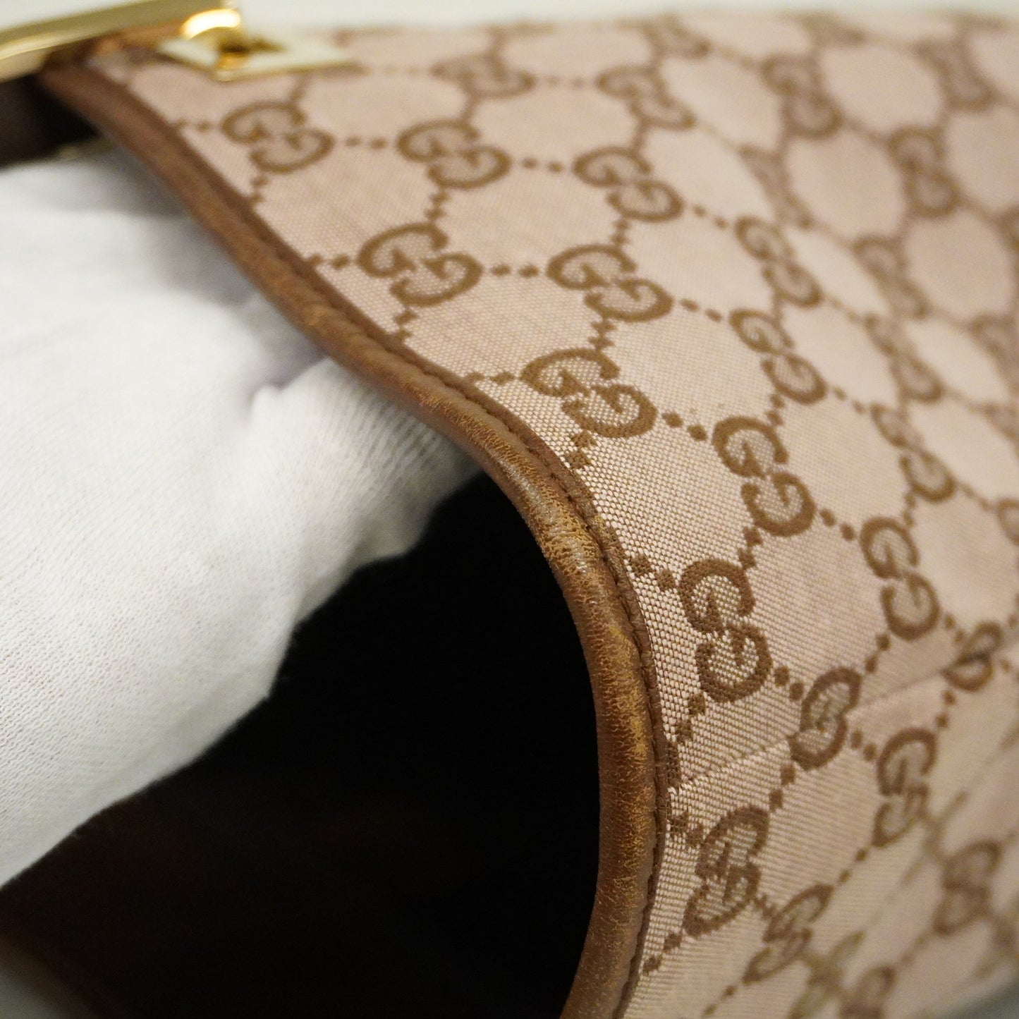 GUCCI Auth  GG Canvas Tote Bag 002 1098 Women's Tote Bag Brown,Pink