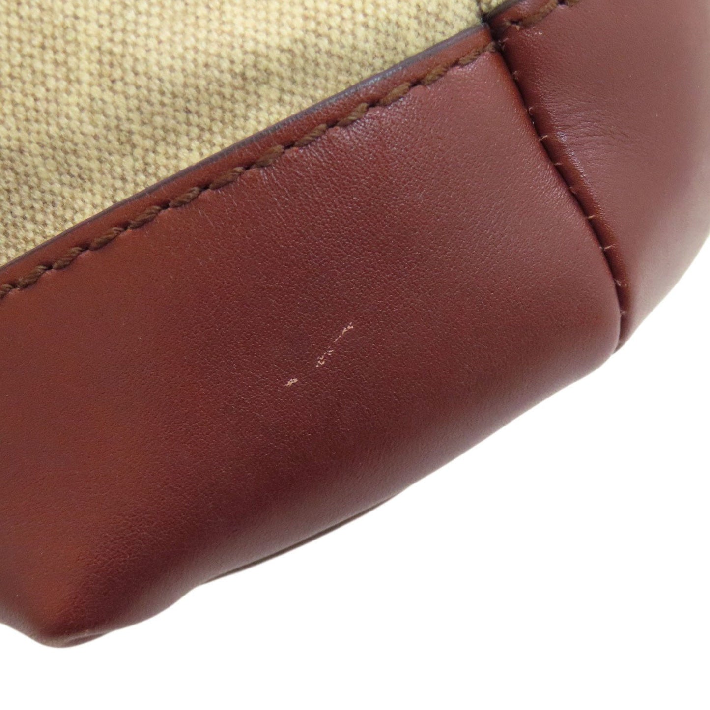 Gucci Brown Canvas Tote Bag ( )