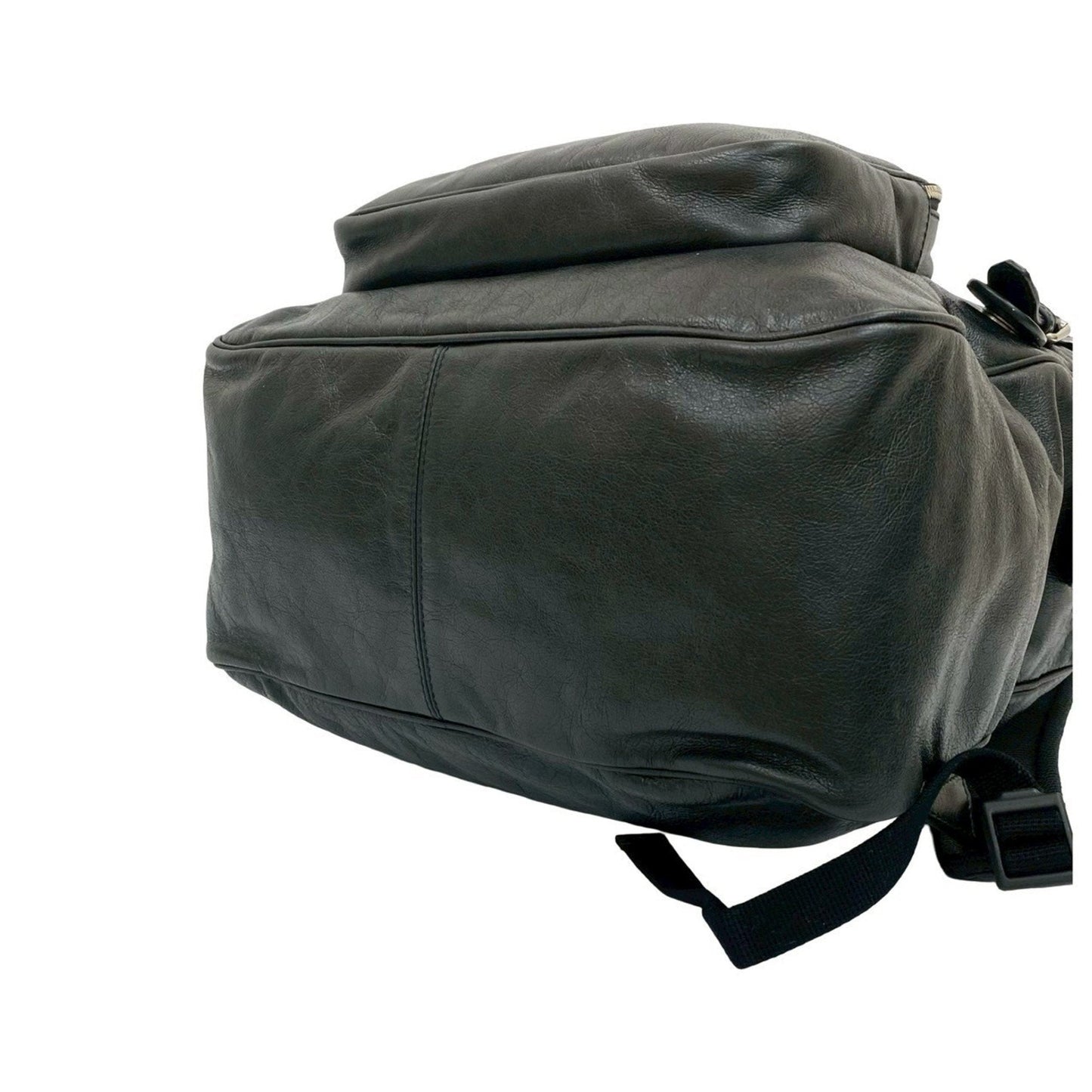 Gucci Black Leather Backpack ( )