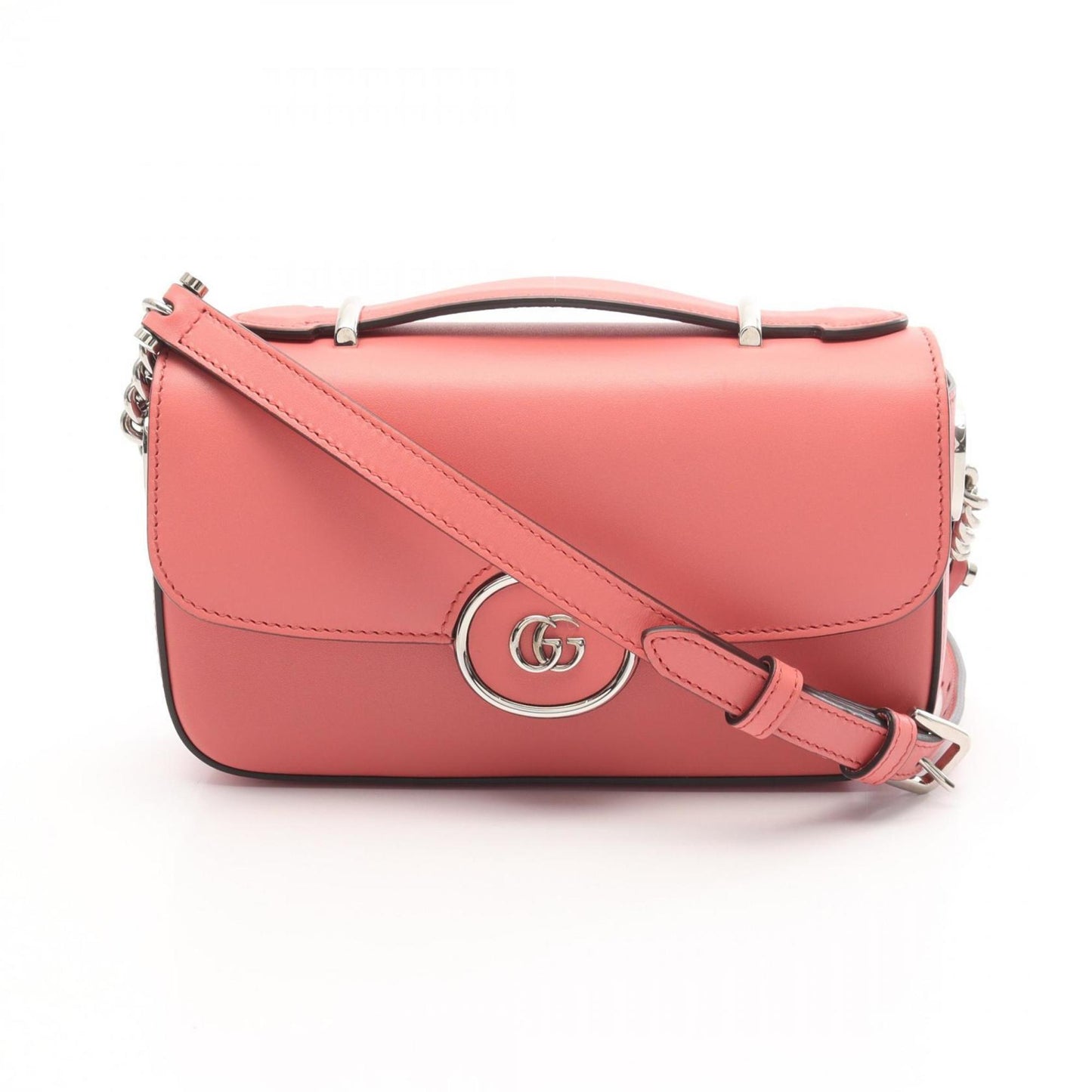 Gucci Pink Leather Shoulder Bag ( )