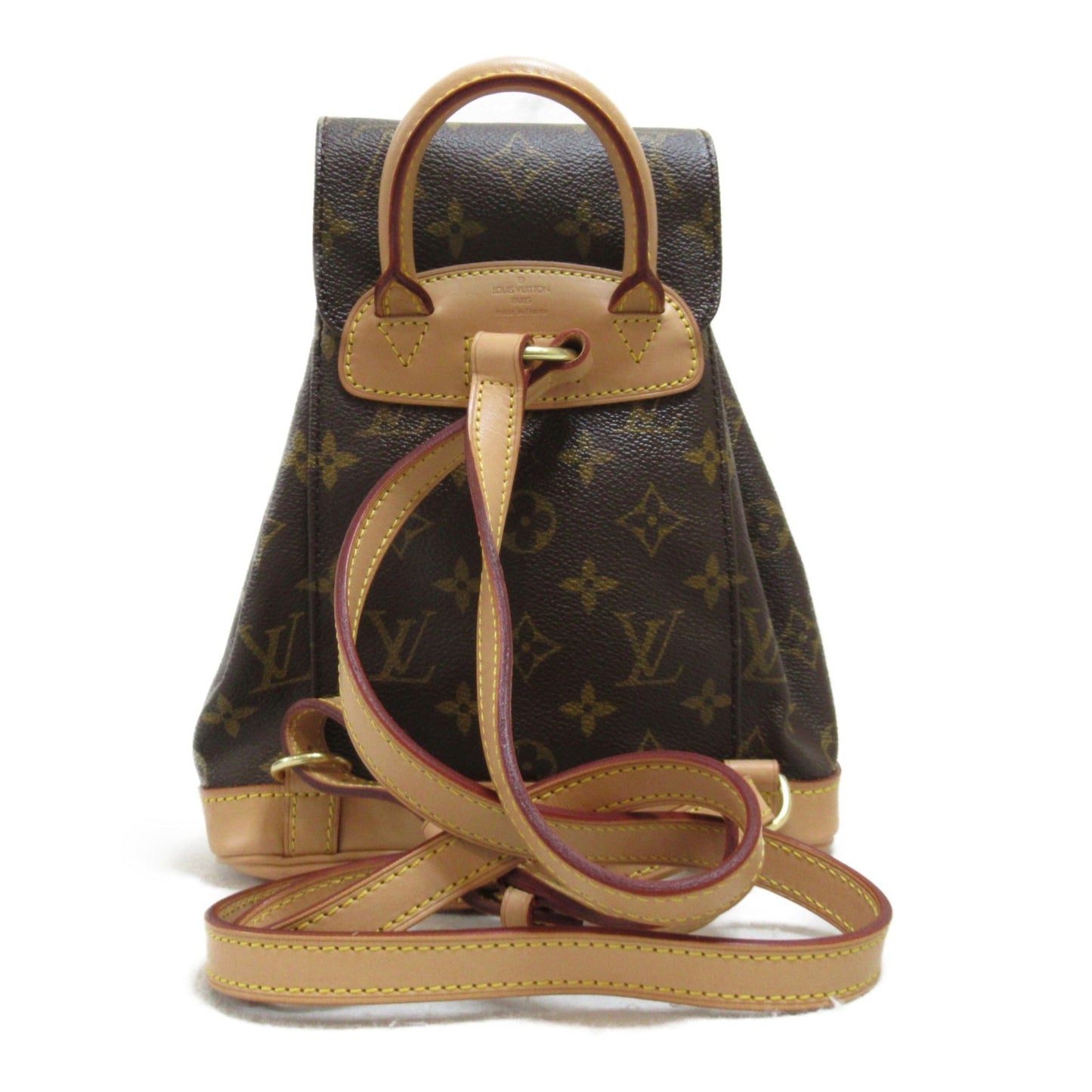 LOUIS VUITTON Mini Montsouris Rucksack Brown Monogram PVC coated canvas M51137