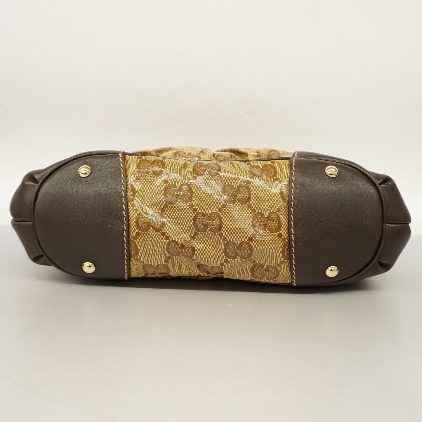 GUCCI Auth  GG Crystal Shoulder Bag 223965 Women's Coated Canvas,Leather