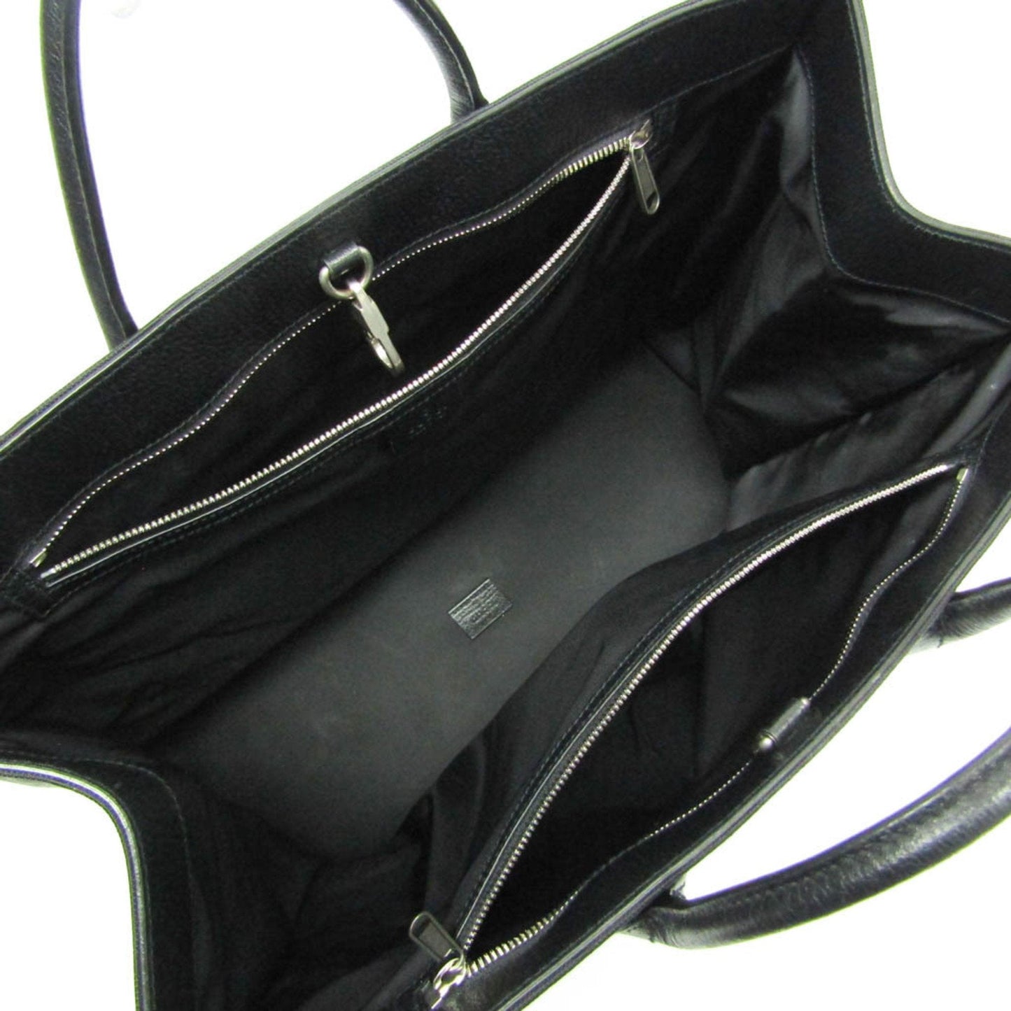 Gucci Black Nylon Canvas Leather Handbag Shoulder Bag ( )