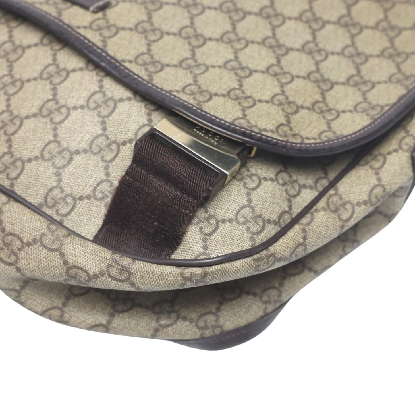 Gucci Brown Gg Plus Shoulder Bag ( )