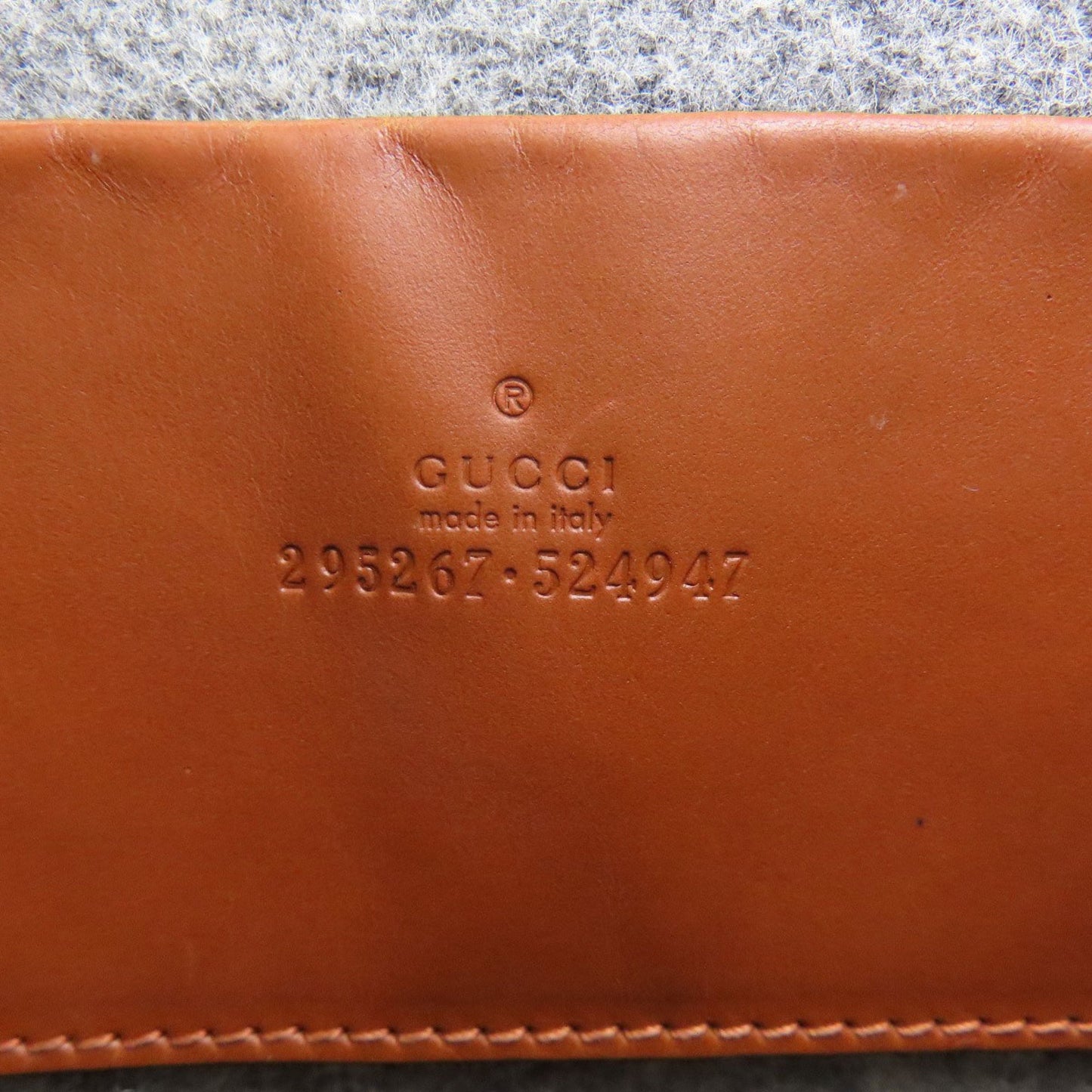 Gucci Gray Felt Tote Bag ( )