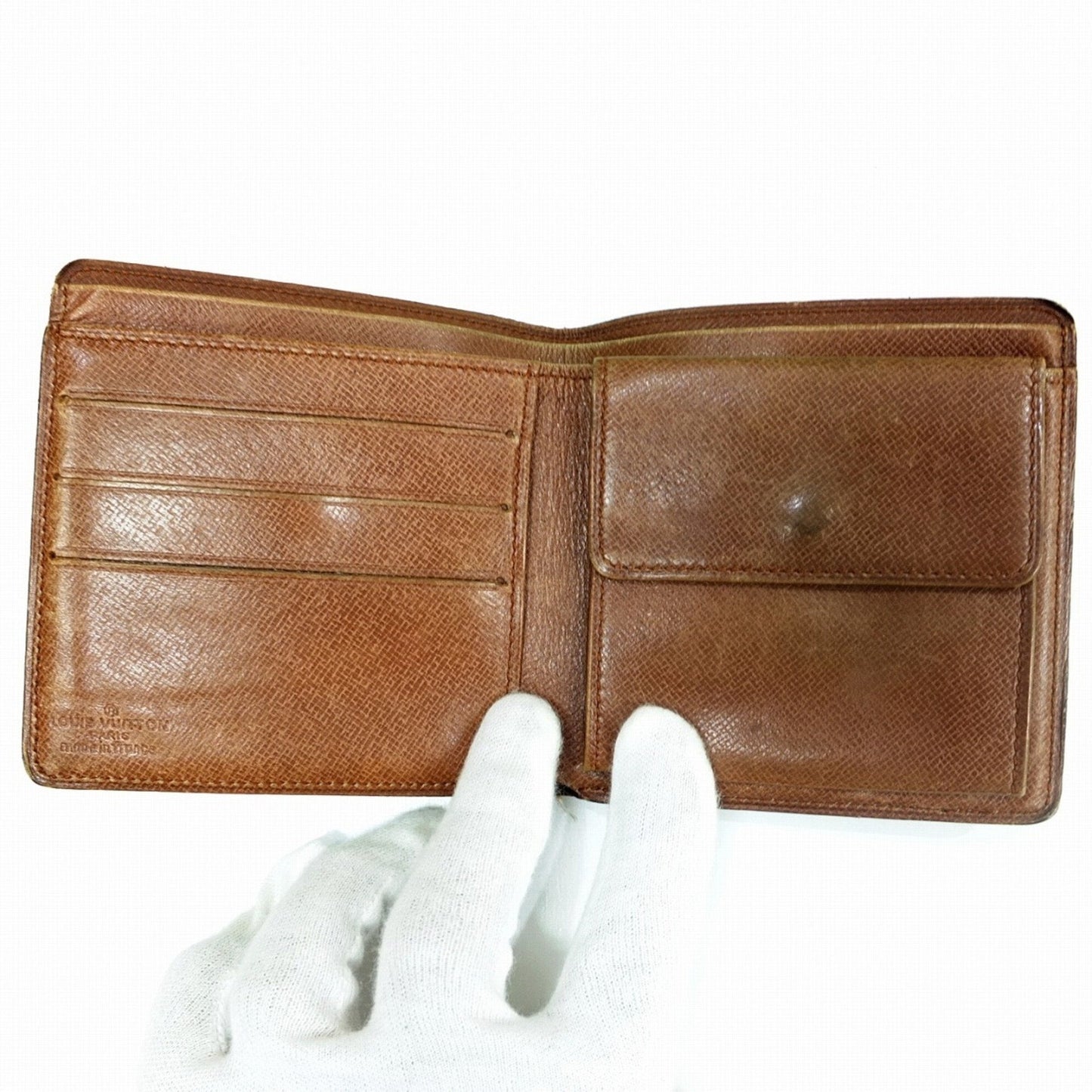 LOUIS VUITTON Bifold Wallet  M61675 Portefeuille Marco Monogram Brown Fold