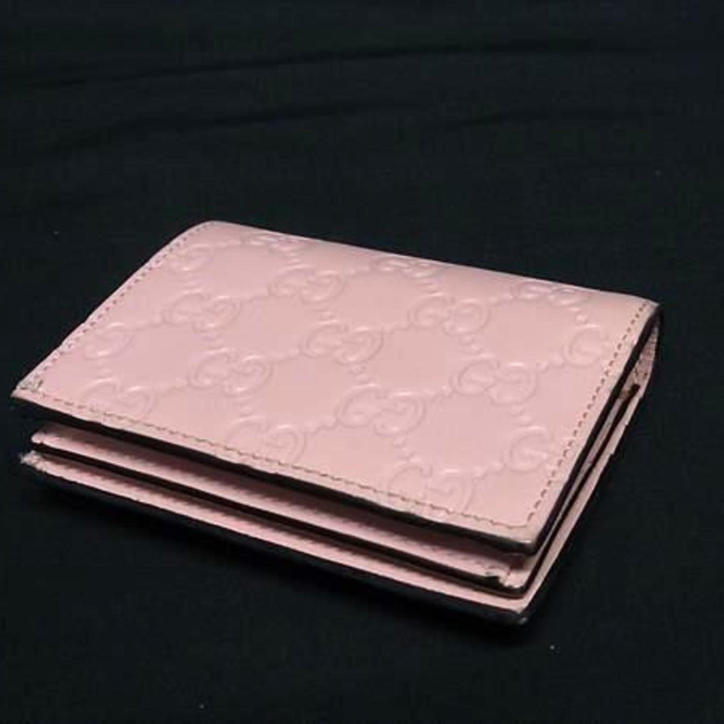 Gucci Pink Leather Wallet (Bi-Fold) ( )