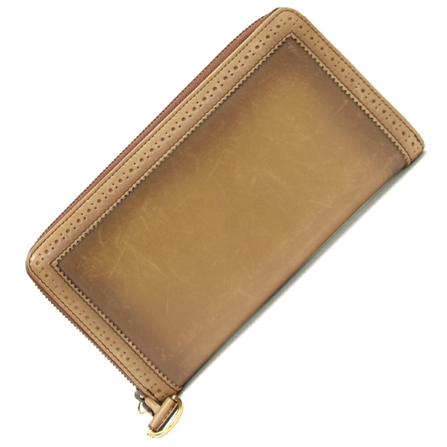 Gucci Brown Leather Long Wallet (Bi-Fold) ( )