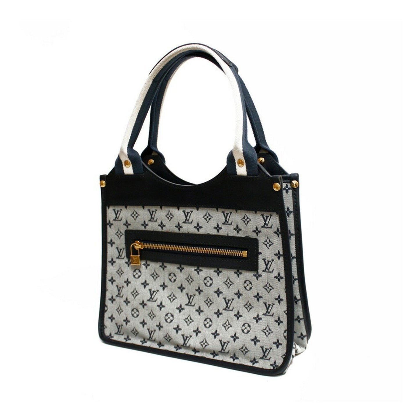 Louis Vuitton Handbag Monogram Mini Sack Catline Blue Ladies Canvas