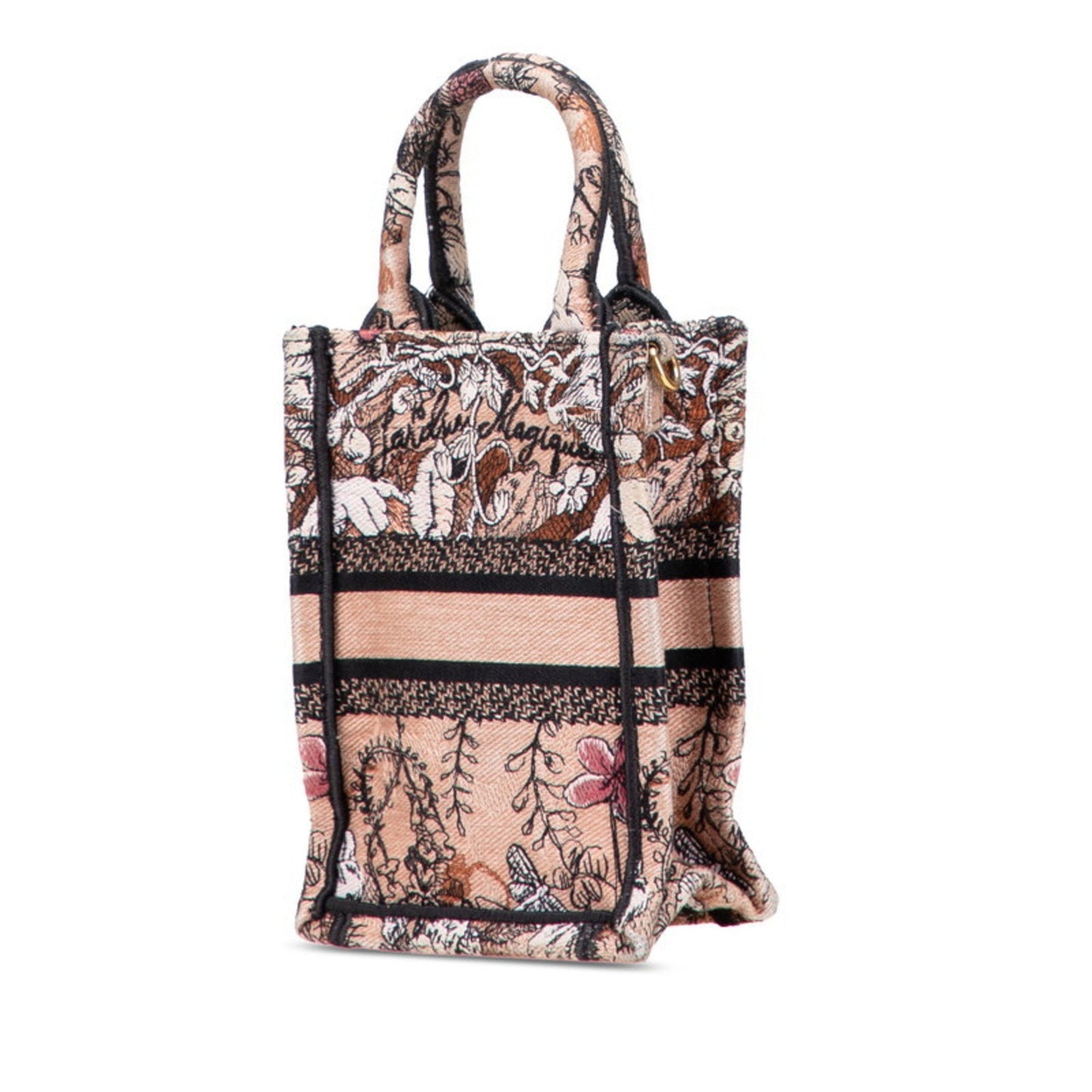 Christian Dior Brown Canvas Shoulder Bag Tote Bag ()