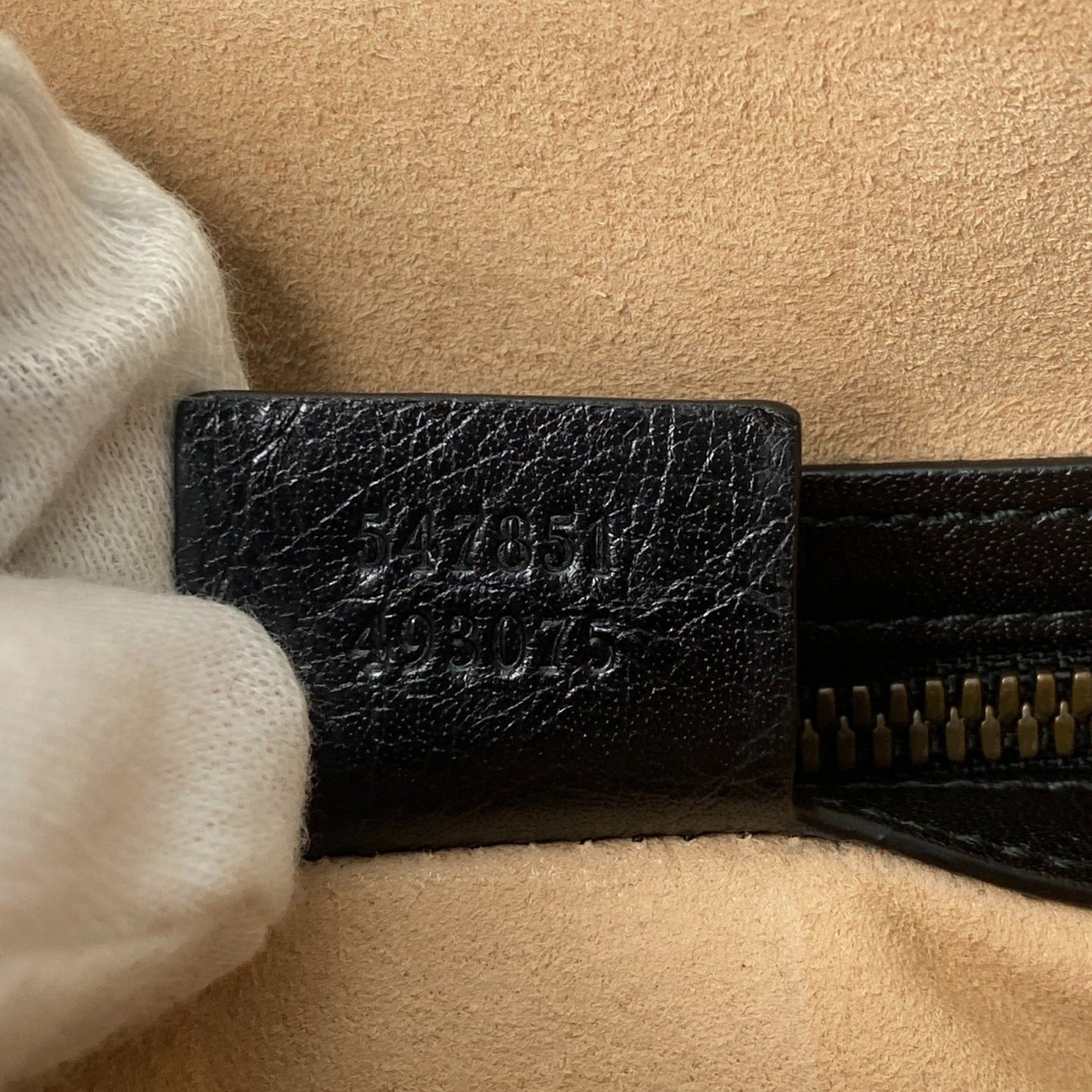 Gucci Black Leather Tote Bag ( )