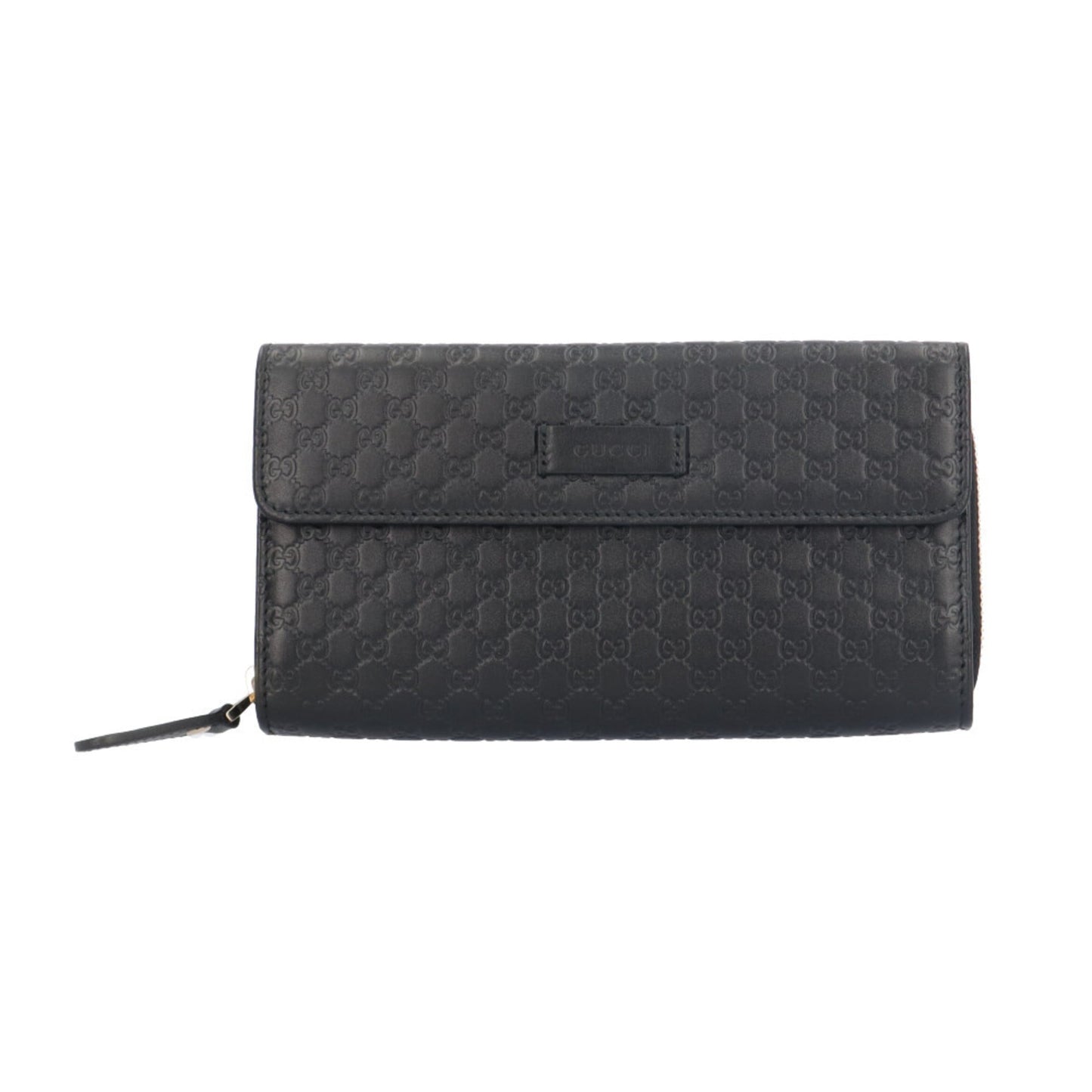 Gucci Black Leather Long Wallet (Bi-Fold) ( )