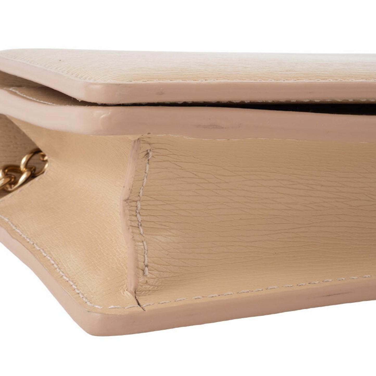 Gucci Pale Orange Leather Shoulder Bag ( )