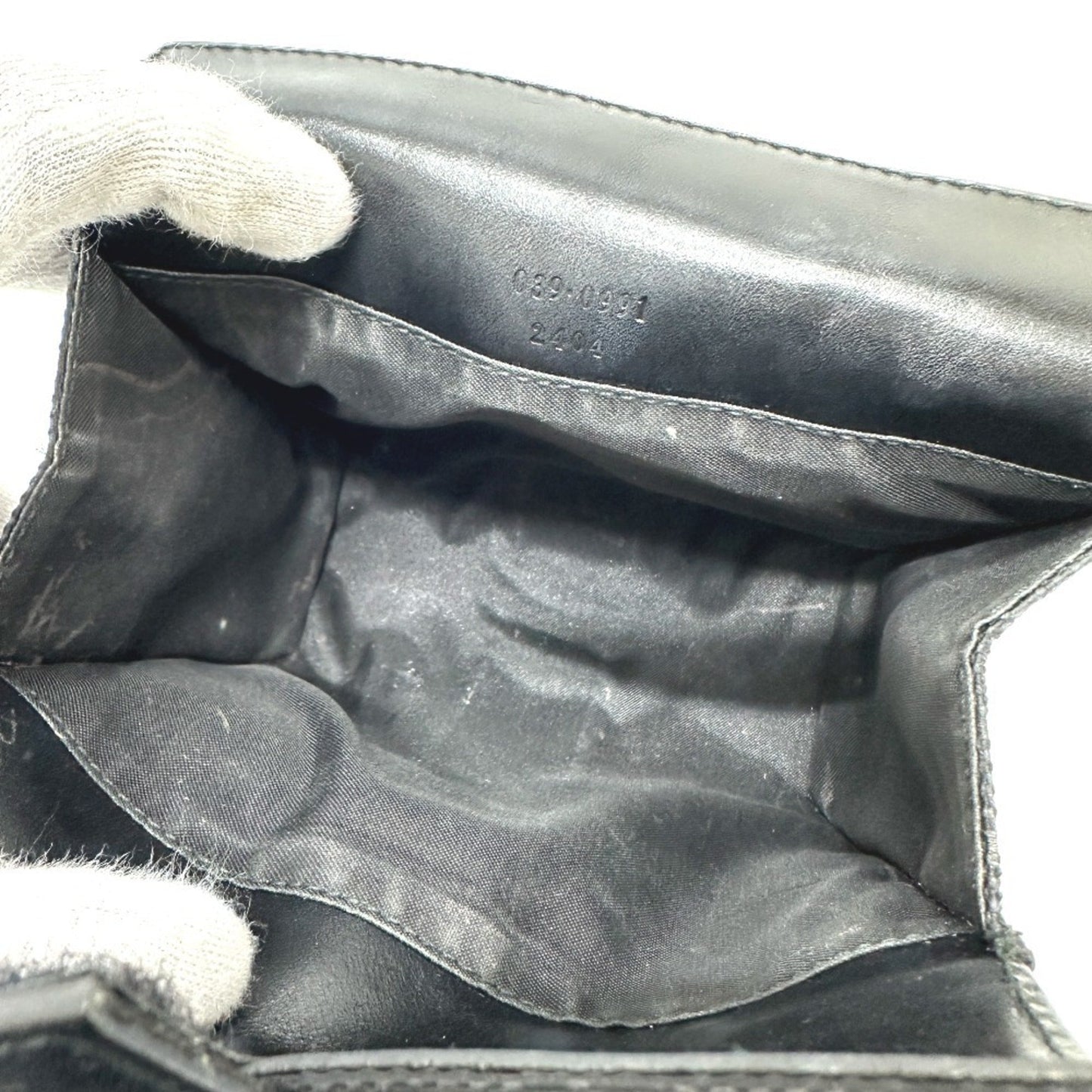 Gucci Black Gg Canvas Pouch ( )